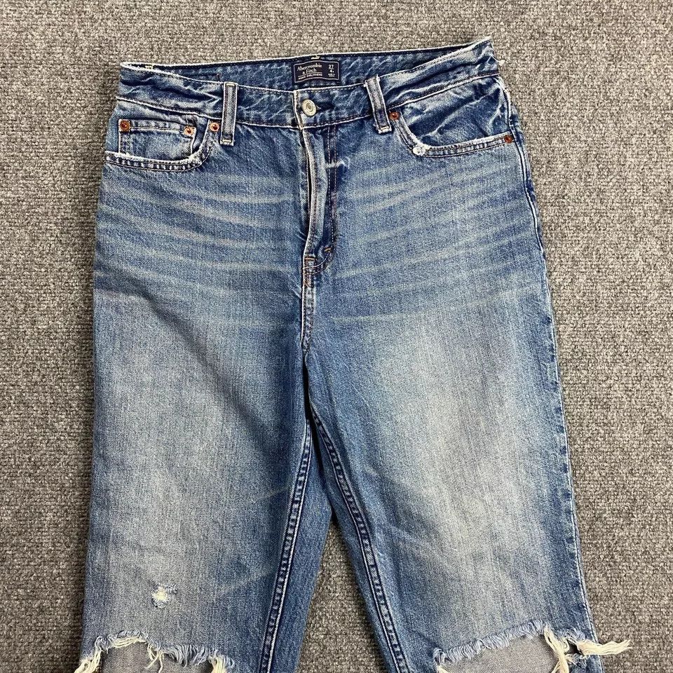 Abercrombie & Fitch Abercrombie & Fitch Jeans Women's 4/27 Regular Denim Size 27" / US 4 / IT 40 - 2 Thumbnail