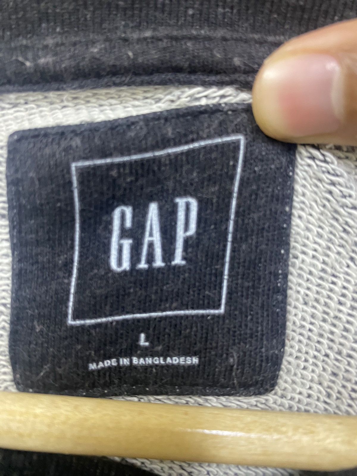 Gap × Vintage GAB BLACK Size US L / EU 52-54 / 3 - 3 Thumbnail