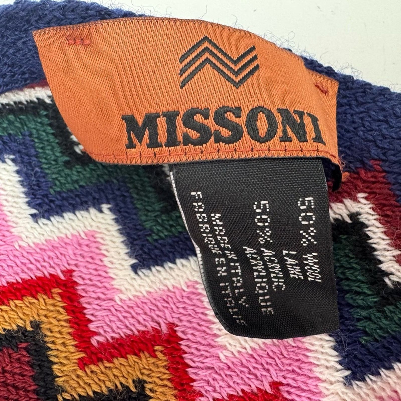 Missoni Missoni beautiful flames stitch one size hat and scarf Size ONE SIZE - 4 Thumbnail