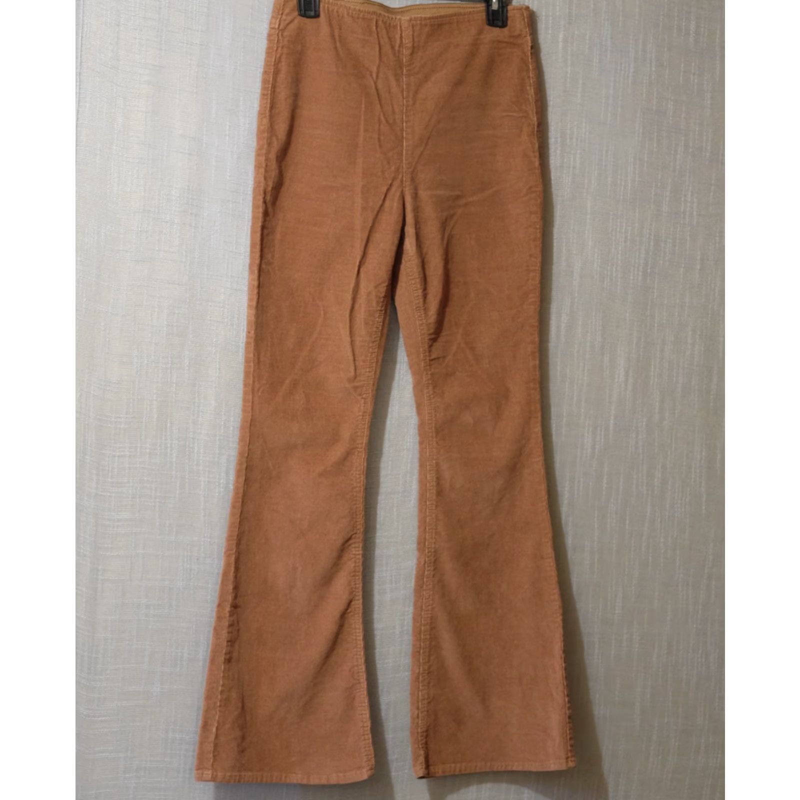 Vintage EUC No Boundaries Pants Brown High Rise Flare Corduroy Juniors S (3-5) #A15-24 Size 28" / US 6 / IT 42 - 2 Thumbnail
