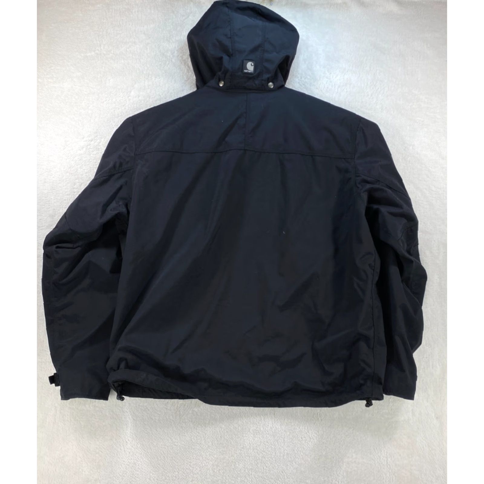 Carhartt VINTAGE Carhartt Jacket Shoreline Waterproof Breathable Hooded XL Tall Black Storm Defender - Men - Big & Tall - Black Weatherproof Jacket Size US XL / EU 56 / 4 - 2 Thumbnail