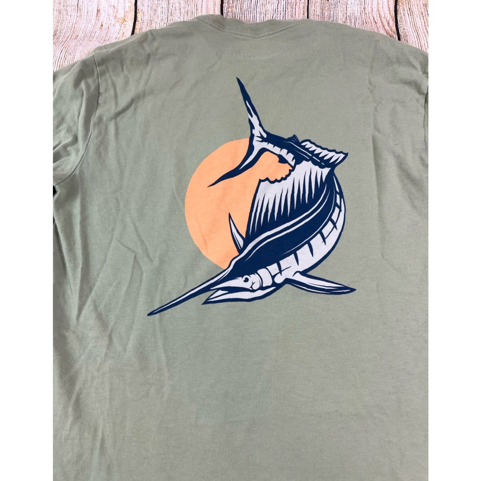 Vineyard Vines Vineyard Vines Marlin Longsleeve Harbor Fishing Longsleeve T Shirt XS Men Green Size US XS / EU 42 / 0 - 7 Thumbnail