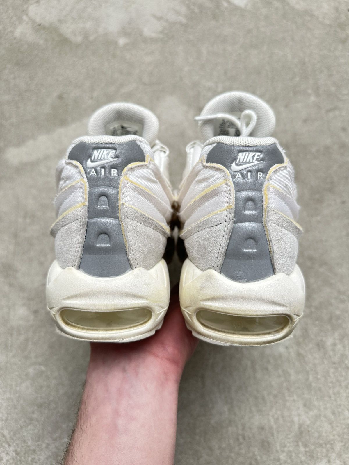 Comme des Garcons Homme Plus × Nike Nike AirMax 95 x Comme des Garçons White Sneakers 10US Size US 10 / EU 43 - 12 Thumbnail