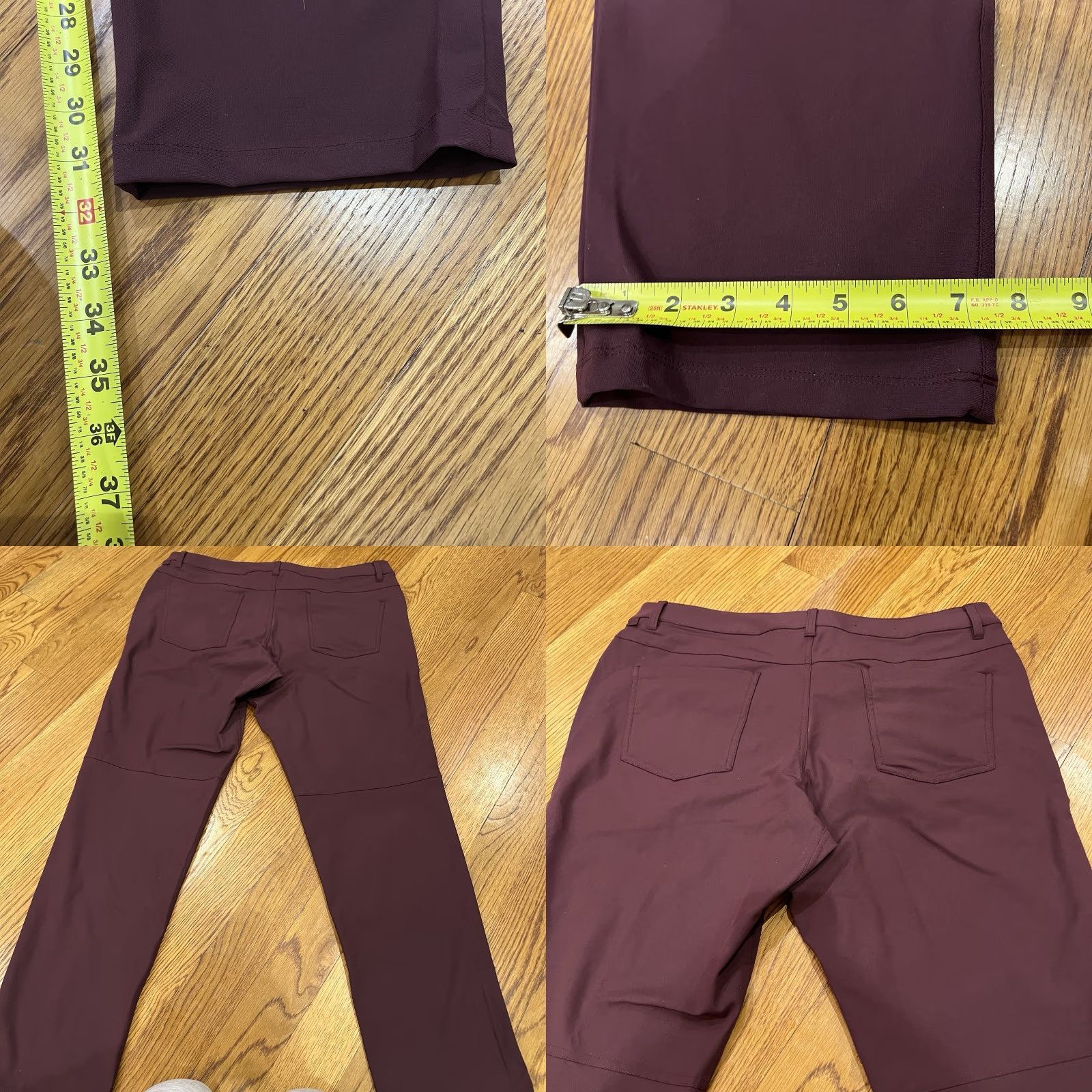 Lululemon Lululemon Commission ABC Pant Pants Mens 38x31 Burgundy Chino Classic Fit Size US 38 / EU 54 - 8 Thumbnail