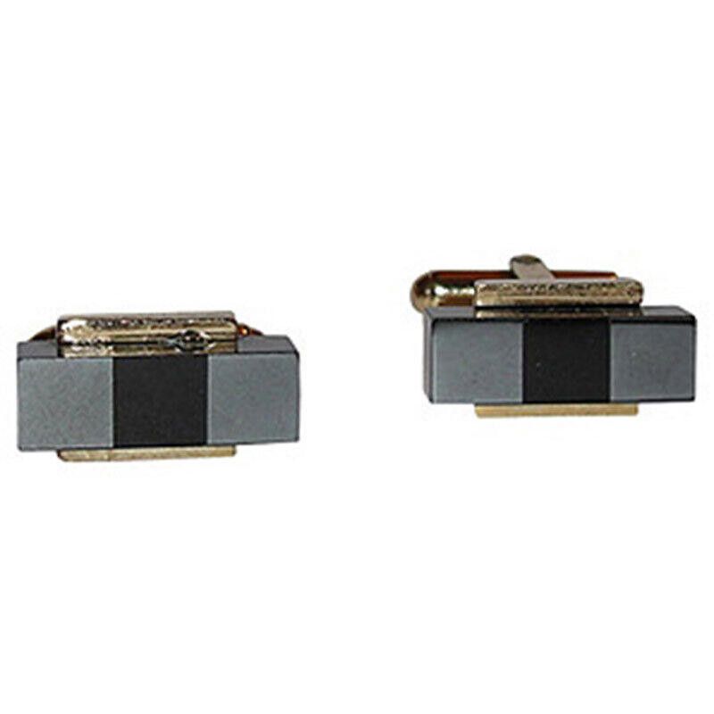 Dior Christian Dior Hematite Glass Cufflinks Size ONE SIZE - 1 Thumbnail