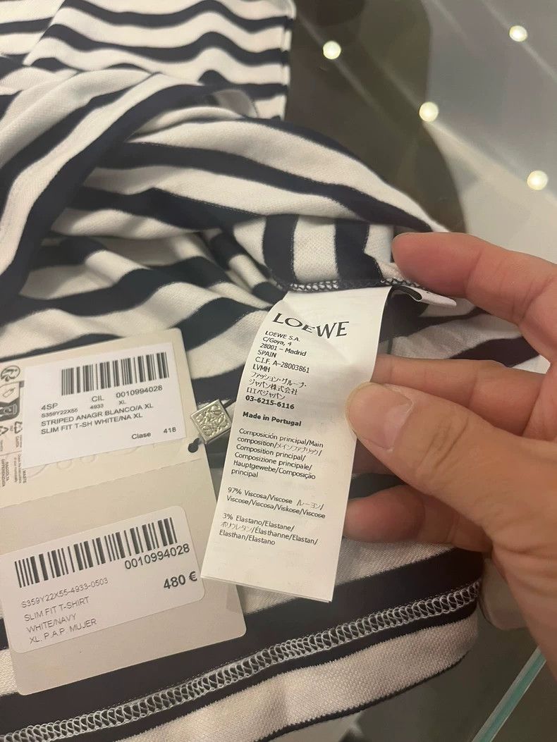 Loewe loewe Striped short sleeves 2504-Nextarrow Size US L / EU 52-54 / 3 - 6 Thumbnail
