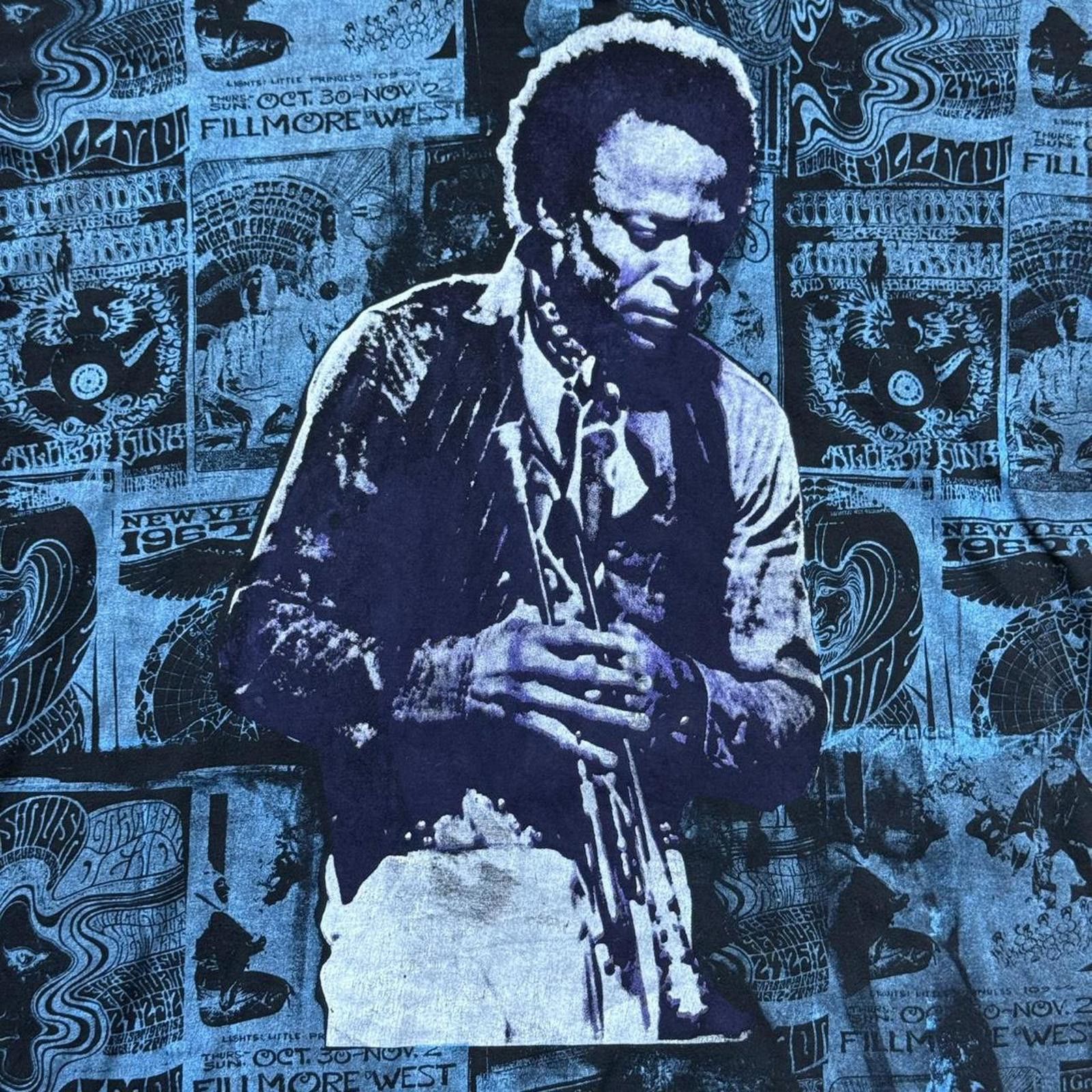 Other Miles Davis Heaven Smiles by Michael Rios 90’s AOP T-Shirt Size US XXL / EU 58 / 5 - 3 Thumbnail