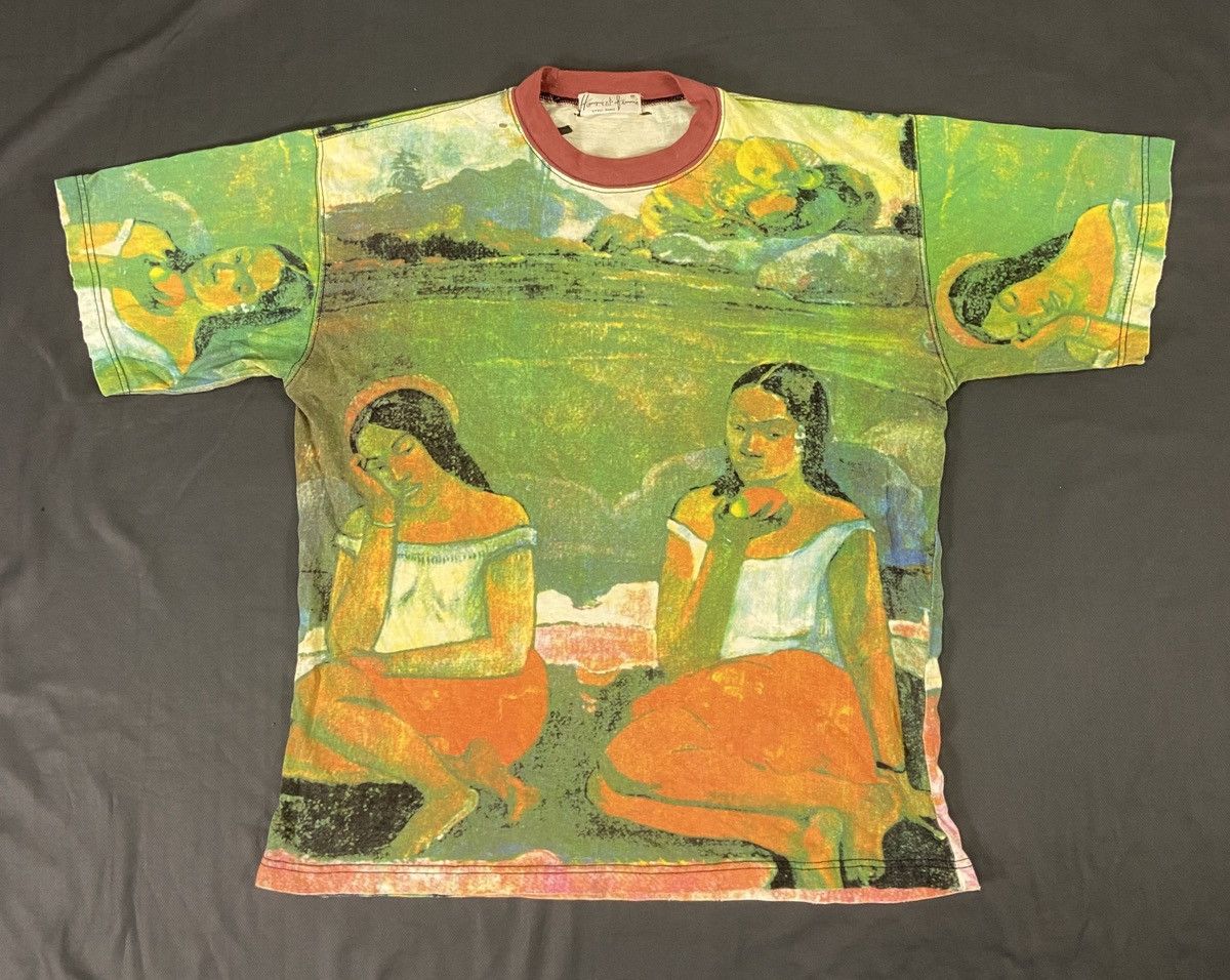 Vintage VINTAGE 90’s HOMME ET FEMME FULLPRINT TEE Size US L / EU 52-54 / 3 - 1 Thumbnail