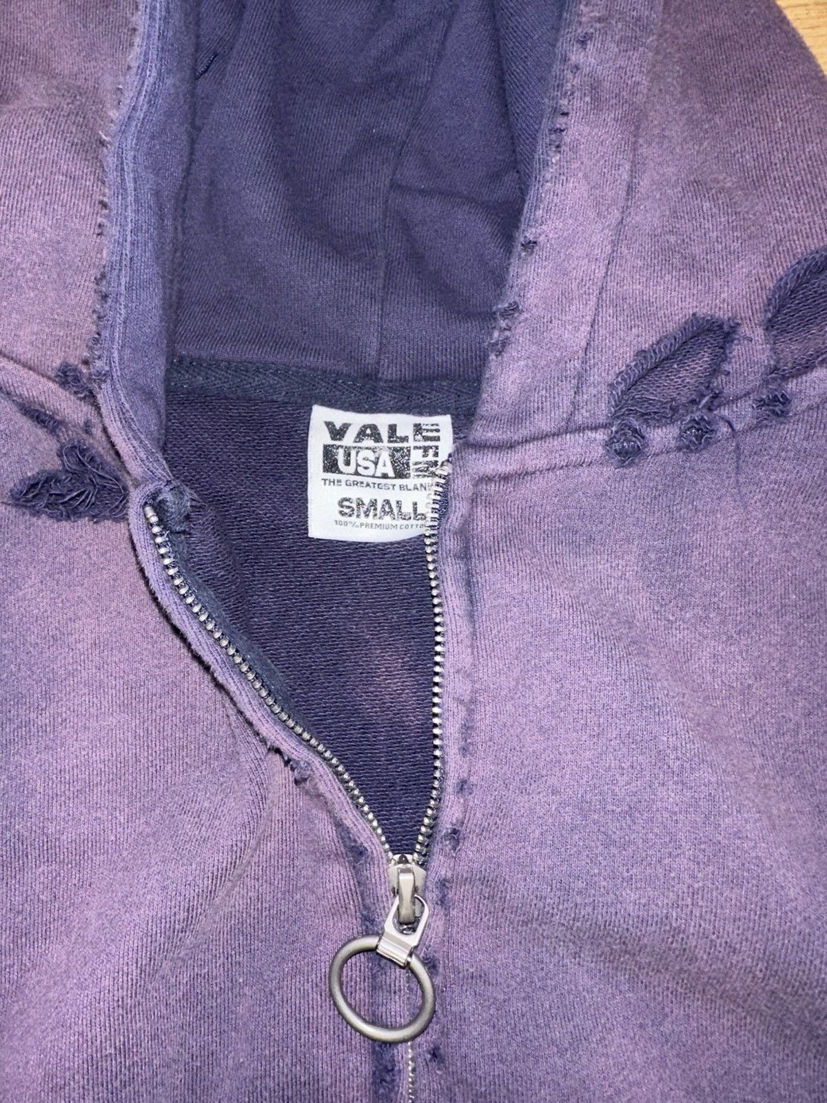 Vale Vale Forever Washed Distressed Zip Up Hoodie Size US S / EU 44-46 / 1 - 6 Thumbnail