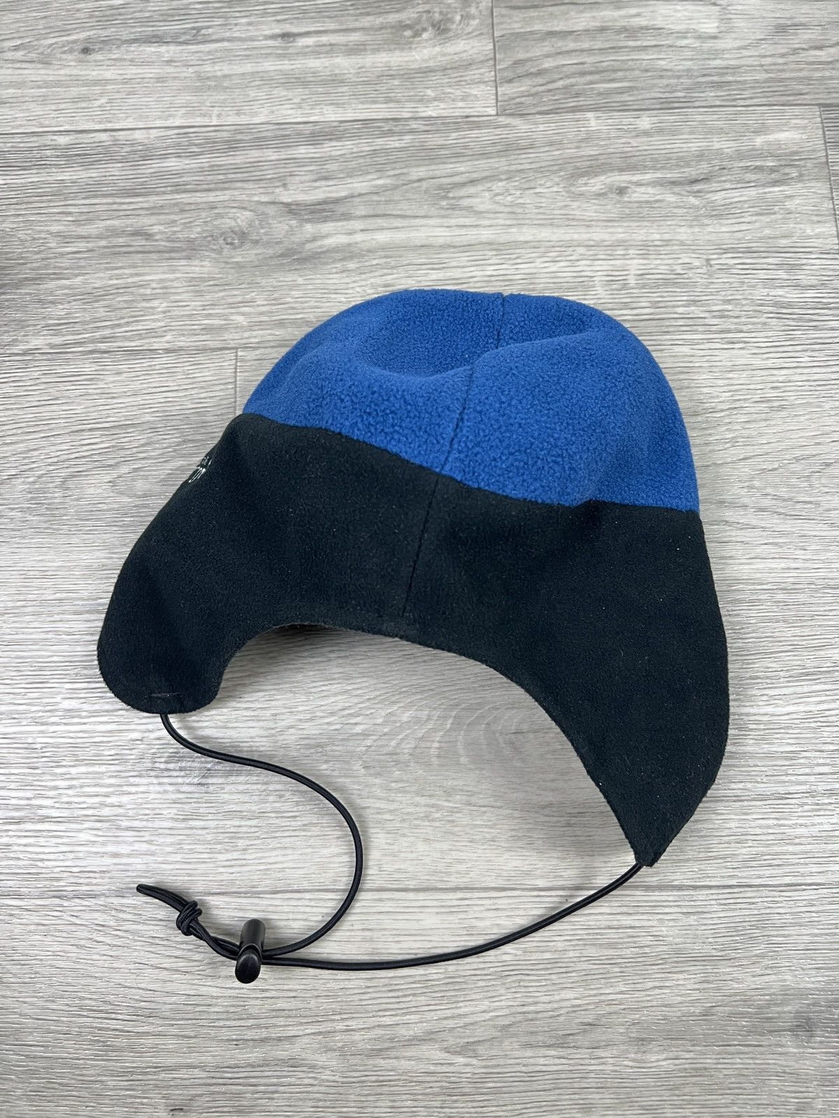 The North Face VINTAGE The North Face Beanie Hat Cap Blue Fleece Size M Size ONE SIZE - 6 Thumbnail