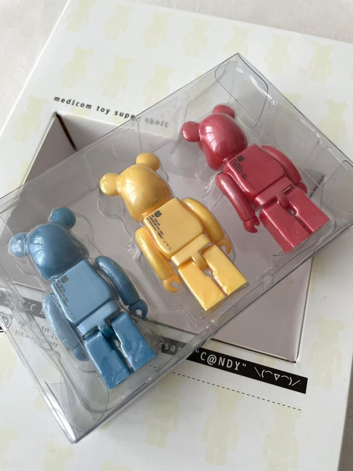 Medicom Toy 2001 Medicom Toys Super Sonic 5th Ann. Candy 100% Bearbrick Size ONE SIZE - 7 Thumbnail