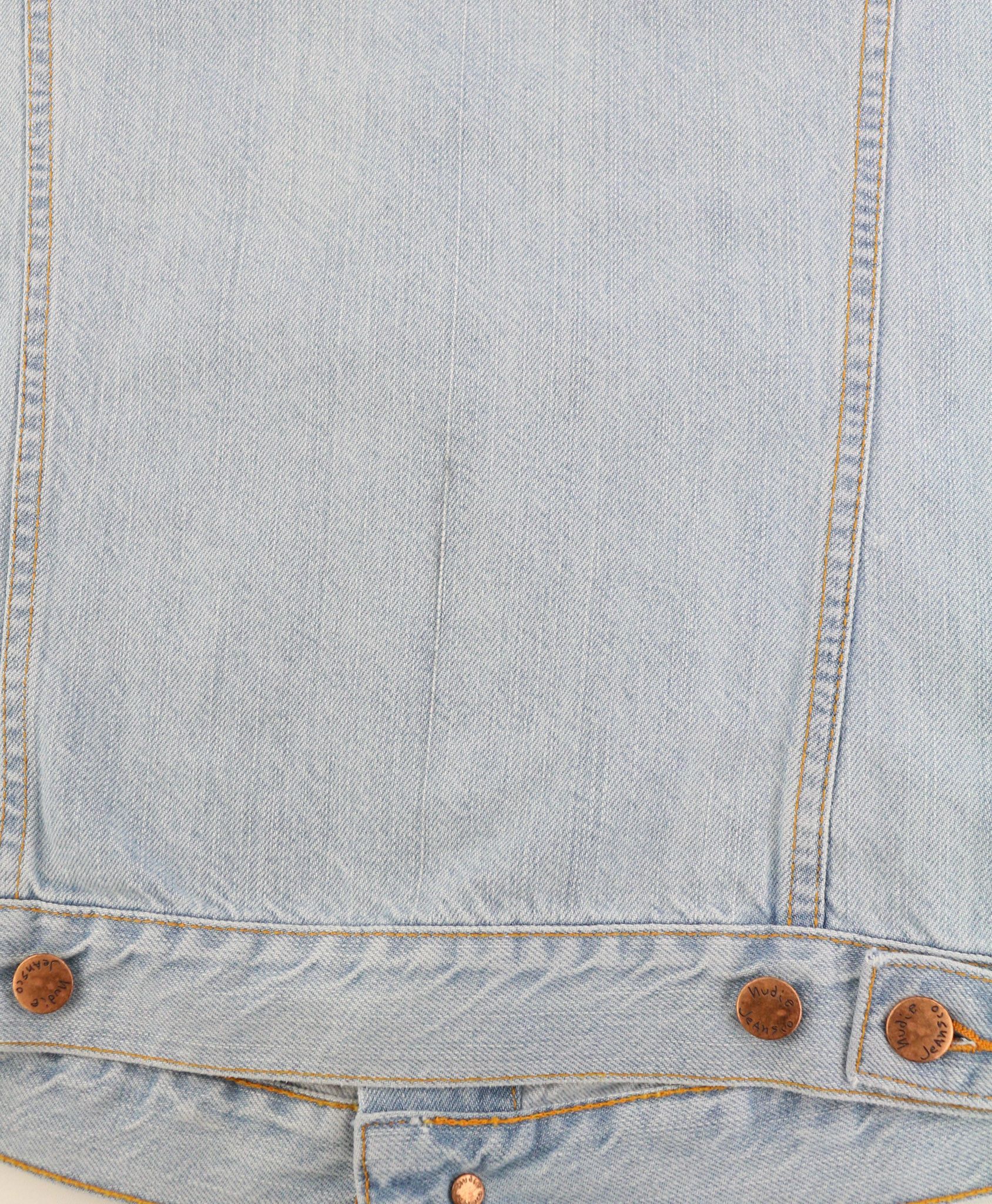 Nudie Jeans PERRY S Saltwater Shades Polo Neck Denim Jacket 82444 Size US S / EU 44-46 / 1 - 8 Thumbnail