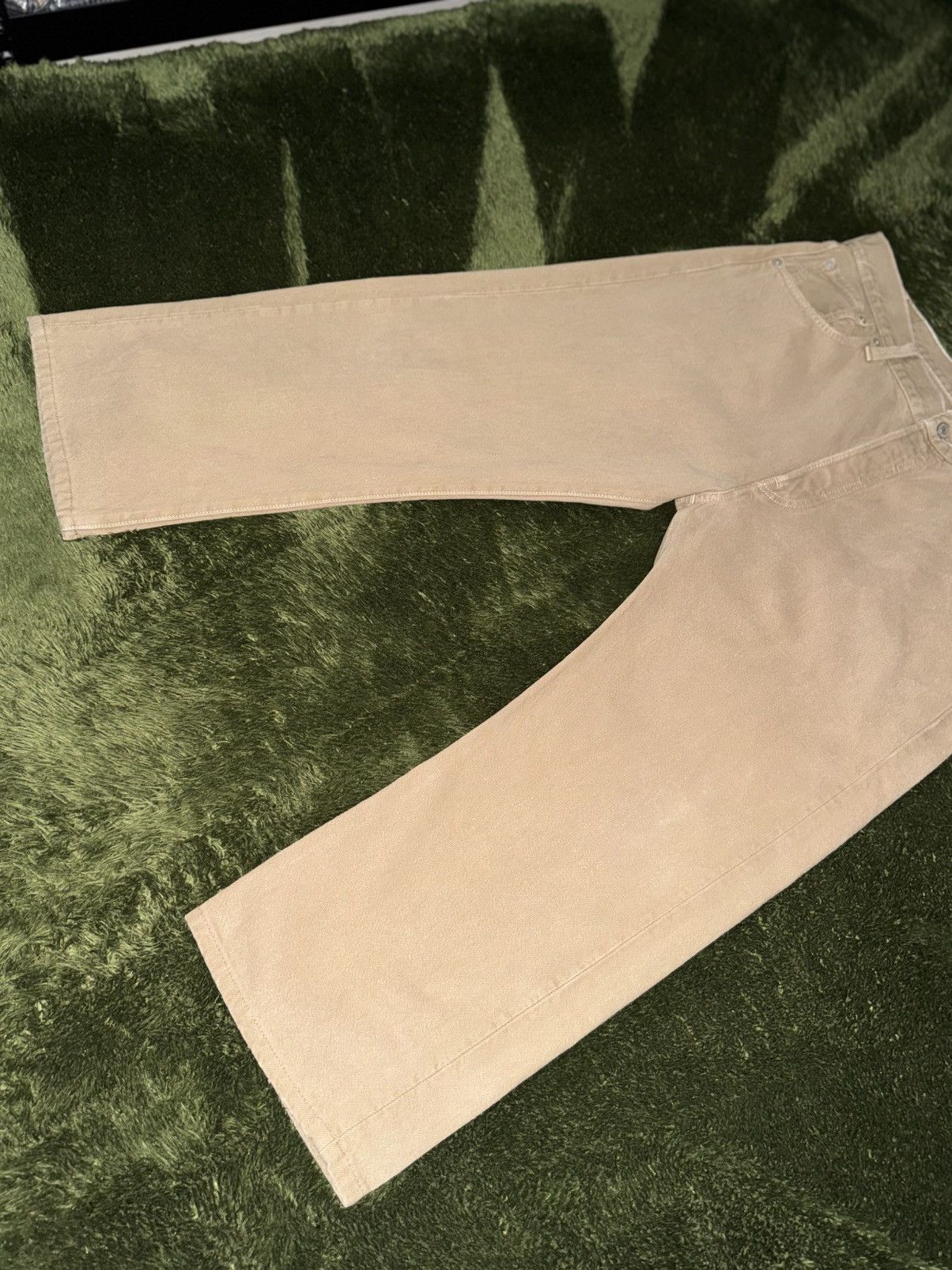 Levi's [W36/L29] Levi’s 501 USA Vintage Washed Denim Pants Beige Size US 36 / EU 52 - 6 Thumbnail