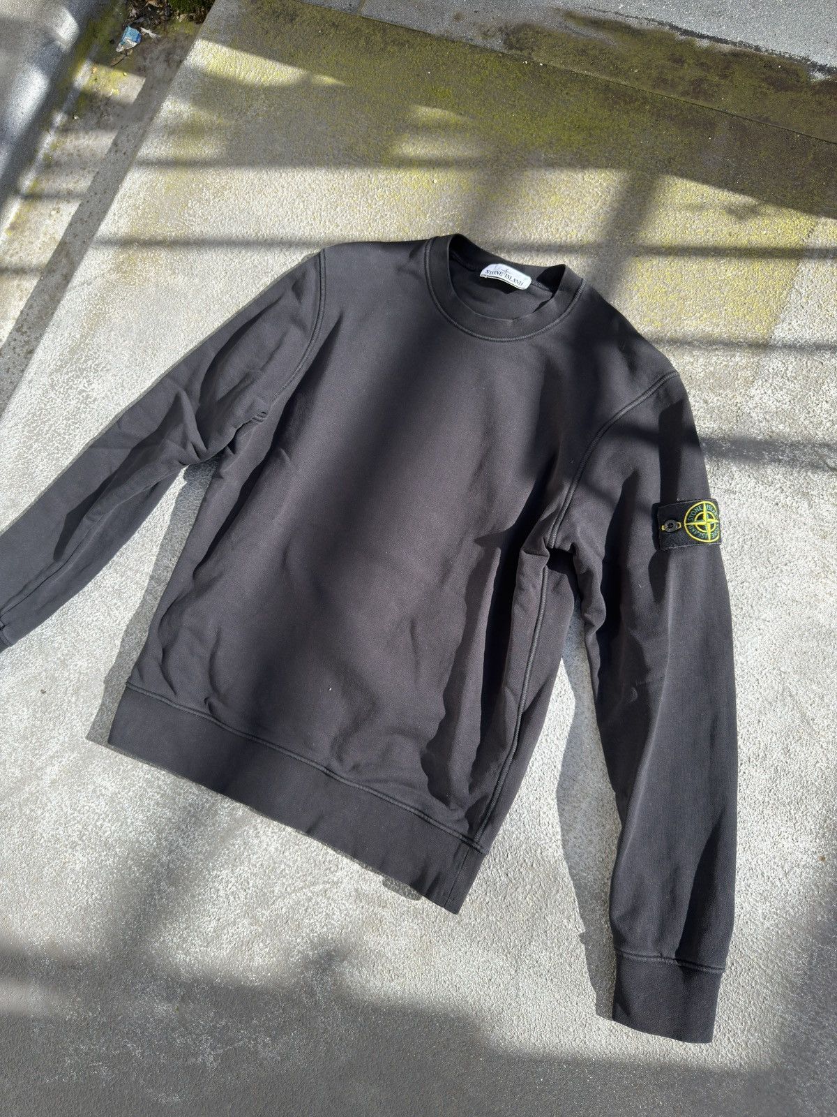 Stone Island Stone Island Crew Neck Sweatshirt Black Medium Size US M / EU 48-50 / 2 - 1 Thumbnail