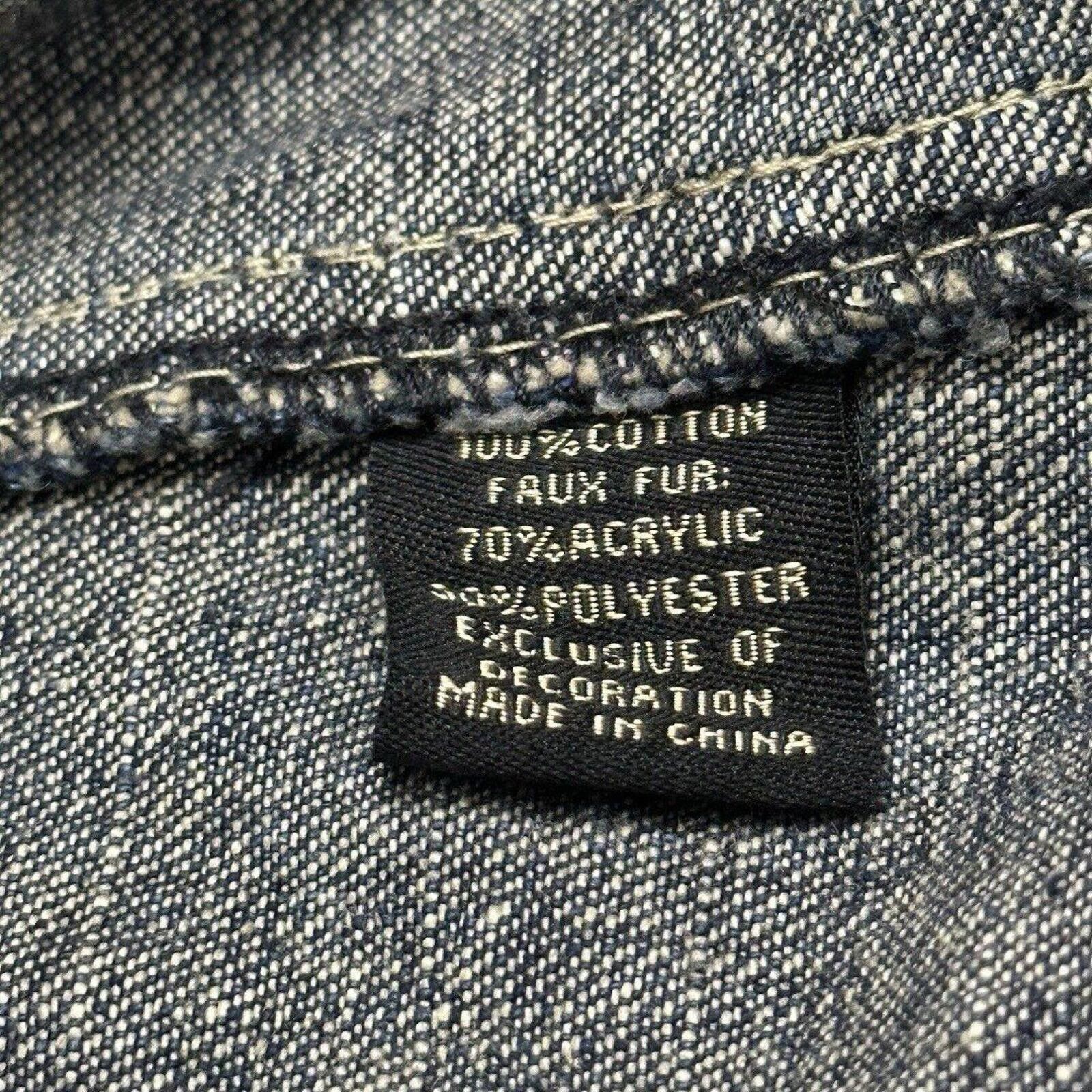 Young Fabulous & Broke Fabulous Furs Denim Blue Jean Jacket Medium Button Coat Size M / US 6-8 / IT 42-44 - 5 Thumbnail