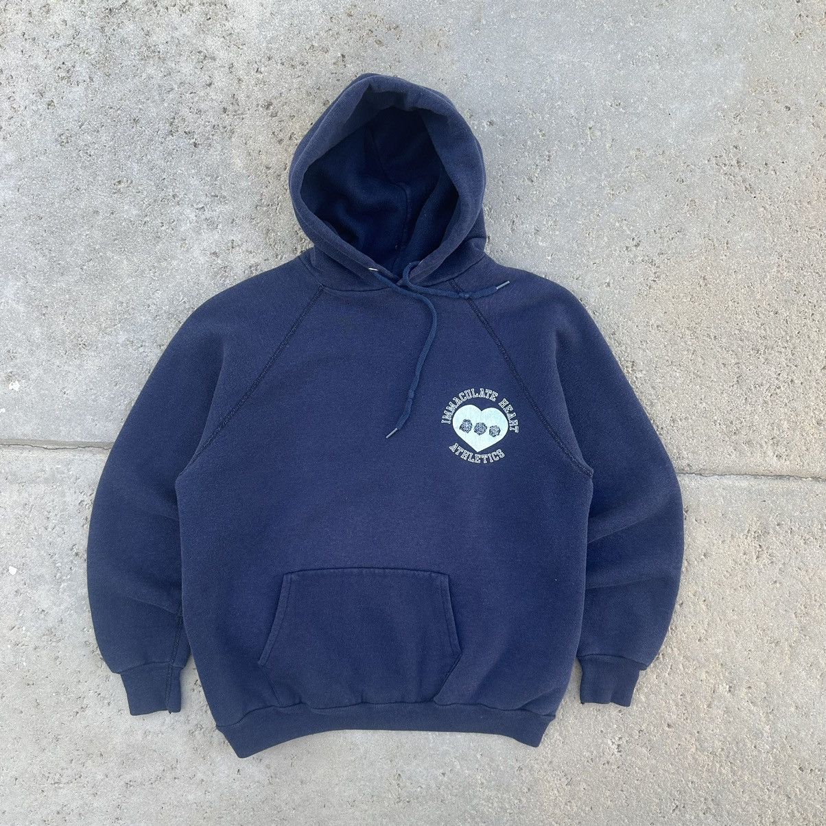 Other VTG 80’s Immaculate Heart Athletics Raglan Hoodie Size US L / EU 52-54 / 3 - 1 Thumbnail