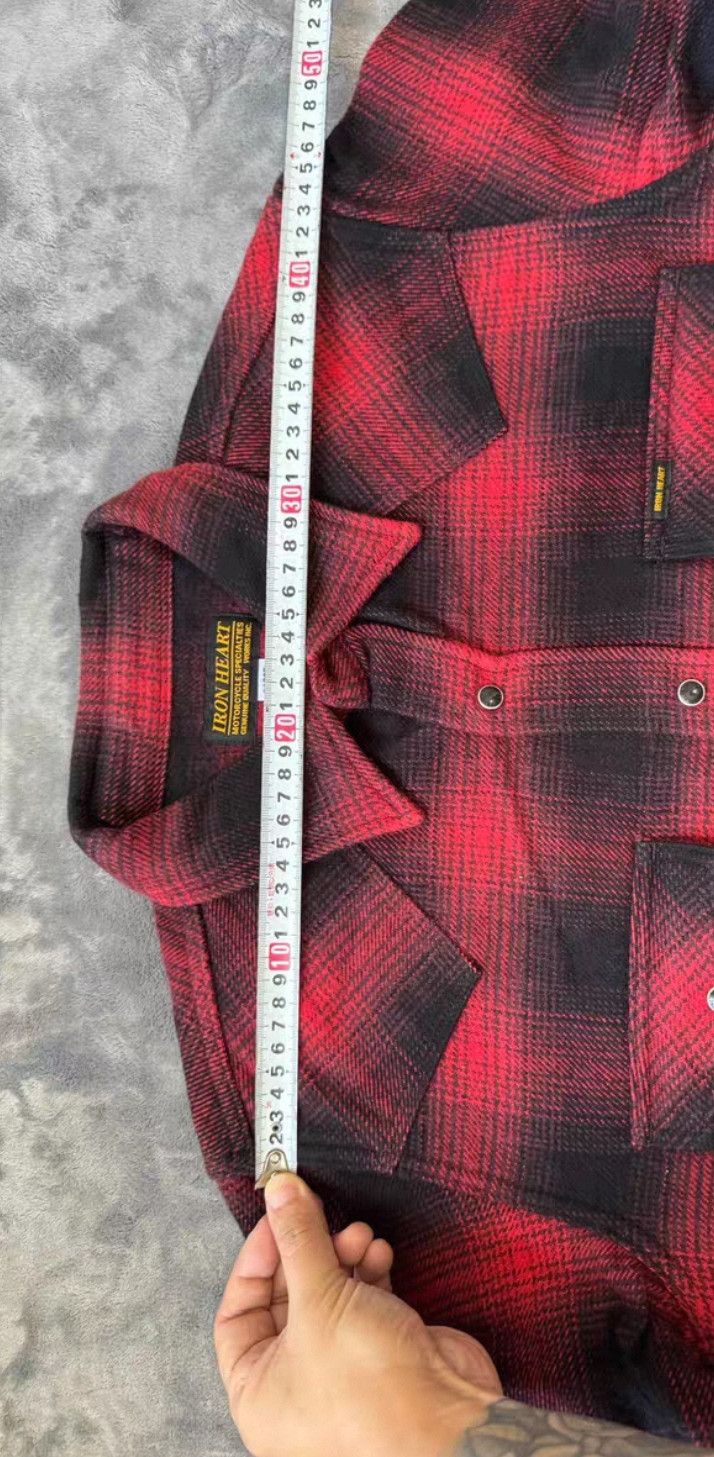 Iron Heart Iron Heart 244 flannel overweight workwear red Haig shirt Size US L / EU 52-54 / 3 - 8 Thumbnail