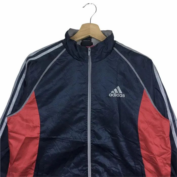 Adidas Vtg ADIDAS ORIGINALS EQUIPMENT Logo Windbreaker Jacket Size L / US 10 / IT 46 - 2 Thumbnail
