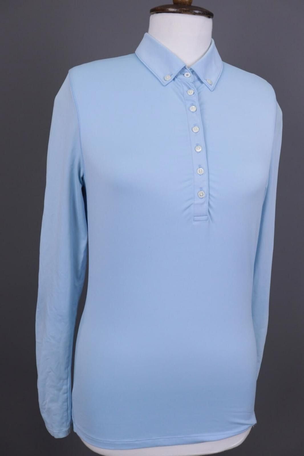 KJUS KJUS UPF 50+ Blue Long Sleeve Polo Shirt Size S Size S / US 4 / IT 40 - 7 Thumbnail