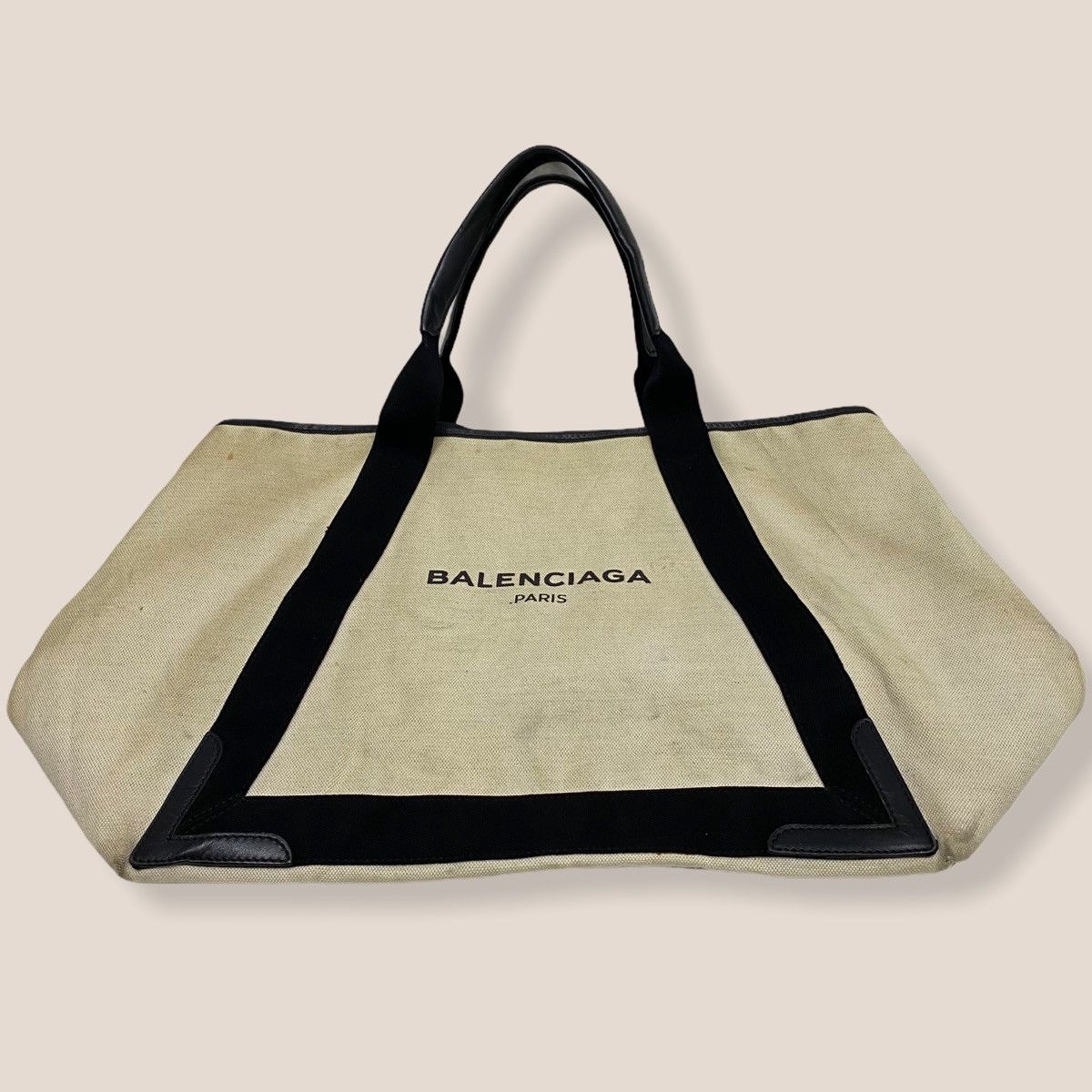 Balenciaga ‼️LASTDROP‼️ AUTHENTIC BALENCIAGA NAVY CABAS LARGE TOTE BAG Size ONE SIZE - 17 Thumbnail