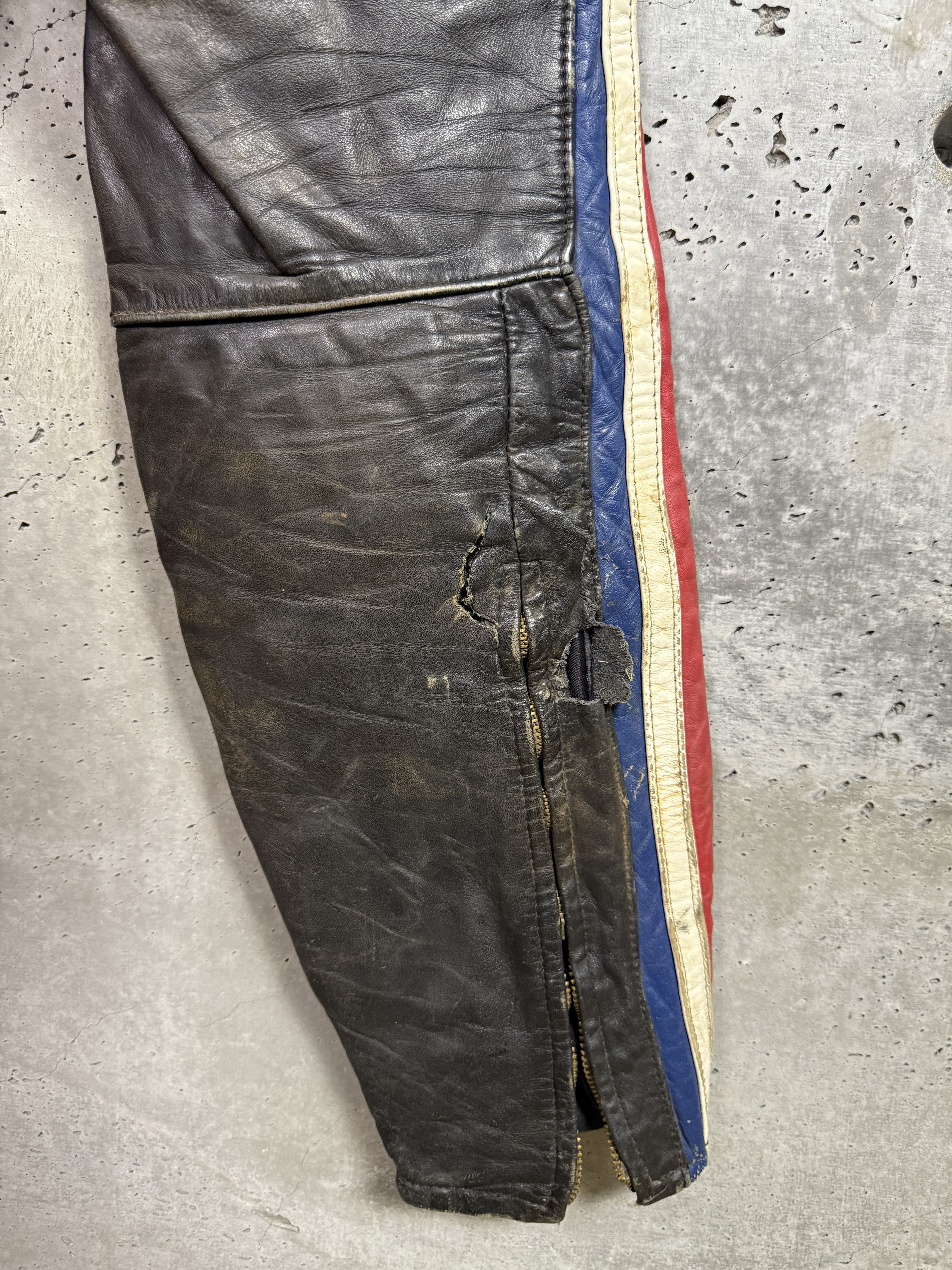 Vintage Vintage Bill Walters Leather Motorcycle Pants Size US 28 / EU 44 - 3 Thumbnail
