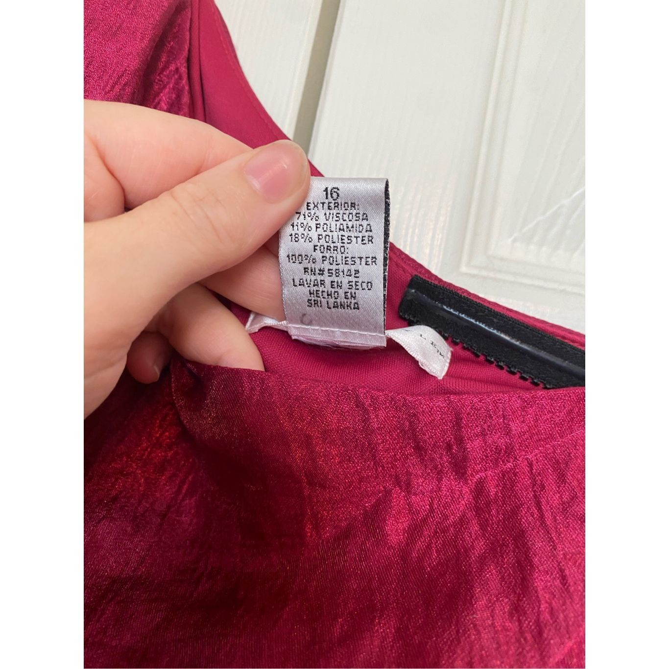 Other London Style NWT Magenta Pink One Strap Ruffle Dress, Size 1 Size XXL / US 16-18 / IT 52-54 - 5 Thumbnail