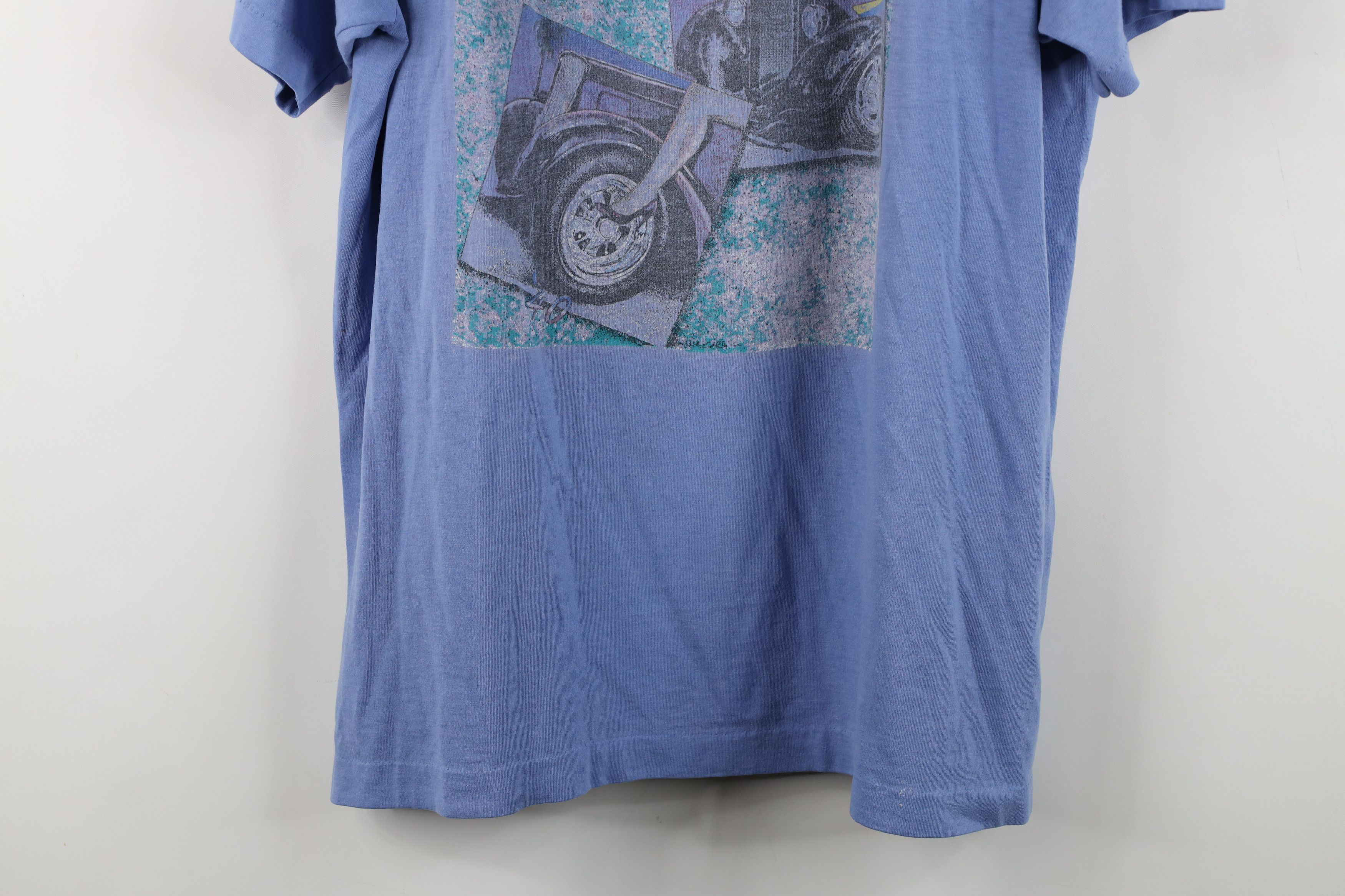 Vintage Vintage 90s Streetwear Car Racing Short Sleeve T-Shirt USA Size US XL / EU 56 / 4 - 3 Thumbnail