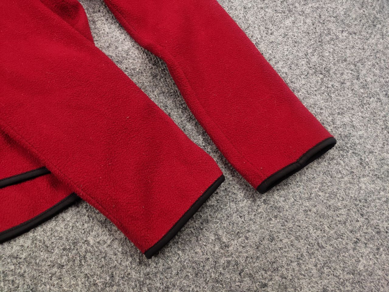 Prada Vintage 00's Prada Archive Red Fleece Full Zip Pullover Size XL / US 12-14 / IT 48-50 - 13 Thumbnail