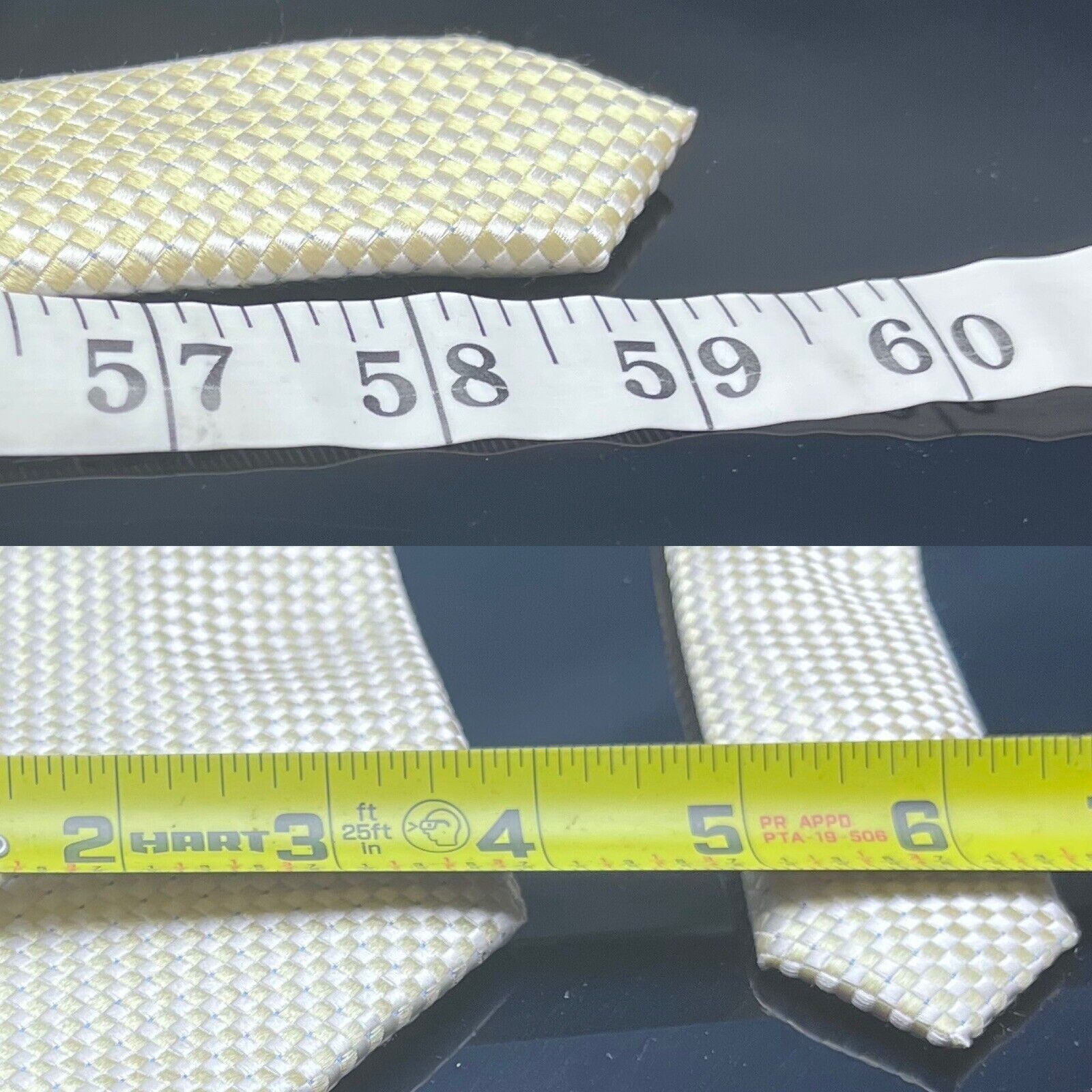 Donald Trump DONALD J. TRUMP White Tie Width 4” Length 59.5” Size ONE SIZE - 3 Thumbnail