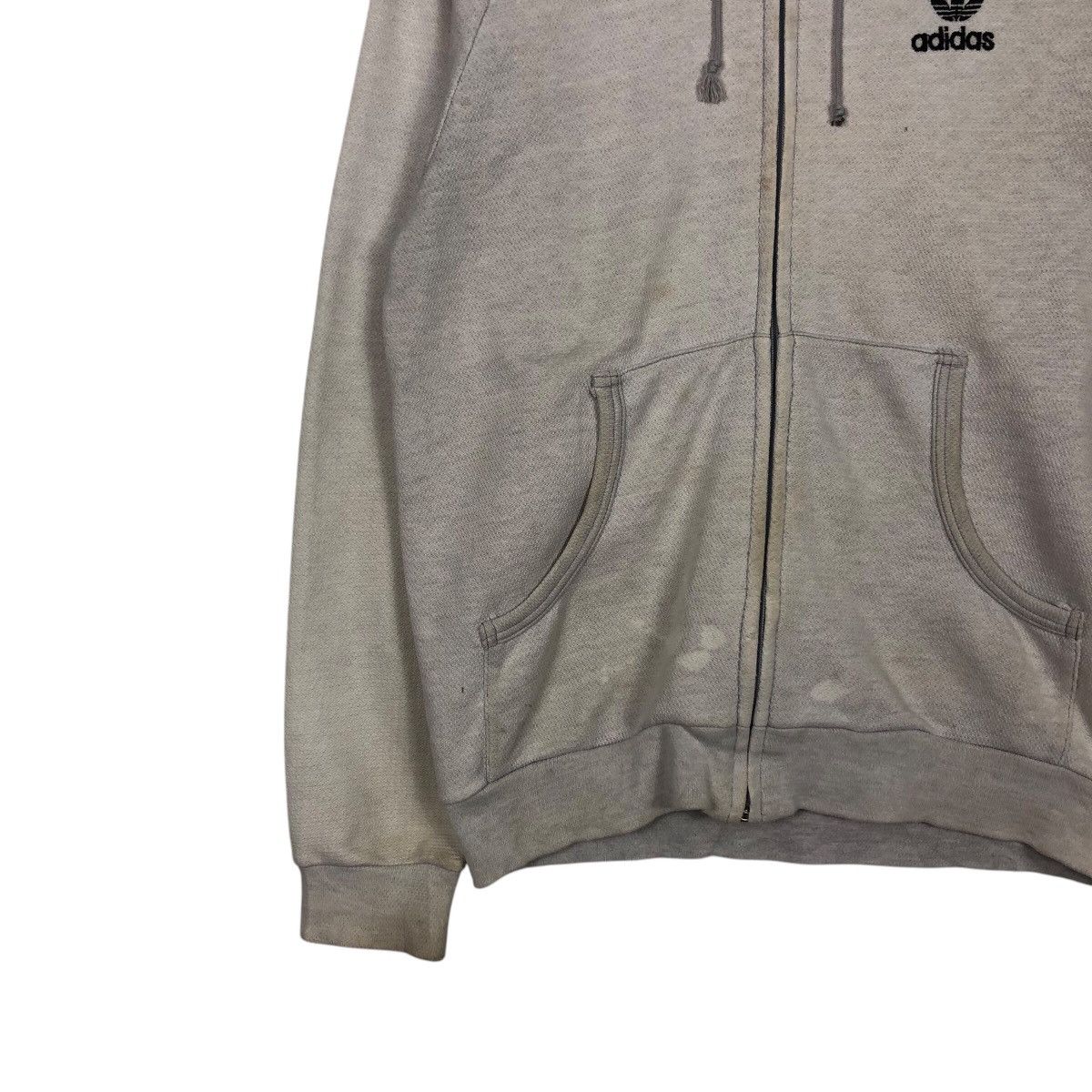 Adidas 📌Vintage Adidas Zipper Hoodie Jacket Size US L / EU 52-54 / 3 - 5 Thumbnail