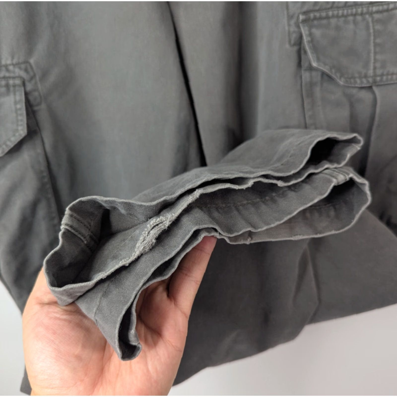 Gap VINTAGE Gap Pants Mens 35x30 Cargo Distressed Utility Workwear Y2K Outdoors Size US 35 - 3 Thumbnail