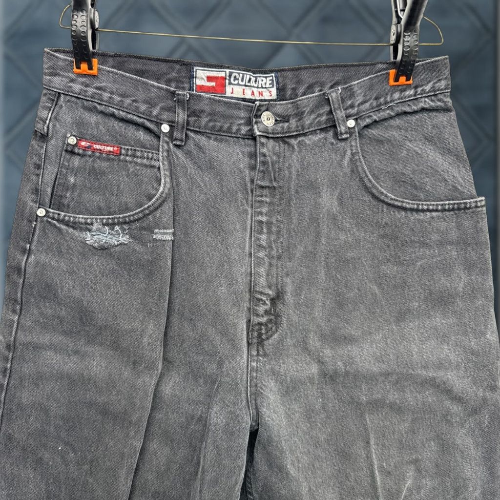 Vintage VINTAGE Culture Jeans Carpenter Jeans Men 36x32 Baggy Wide-Leg Gray 90s Grunge Hip Hop Punk Skater Mens Jeans Size US 36 / EU 52 - 1 Thumbnail