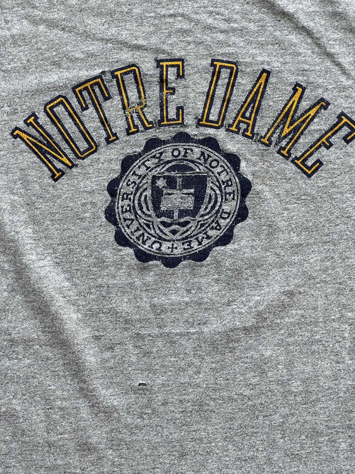 NCAA Vintage University of Notre Dame Tee USA made champion XL Size US XXL / EU 58 / 5 - 5 Thumbnail