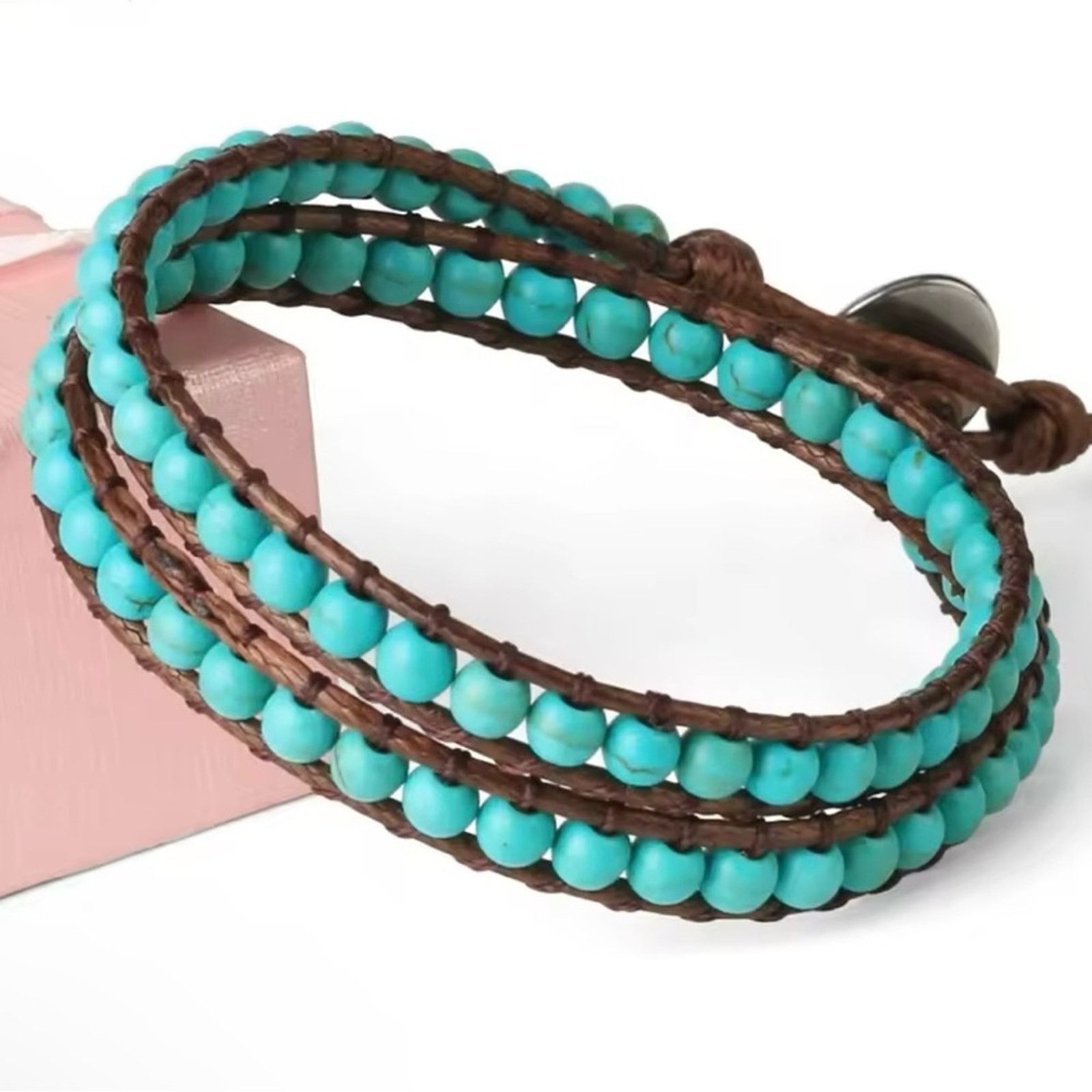 Other Turquoise Mens Bohemian Bracelet Size ONE SIZE - 1 Thumbnail