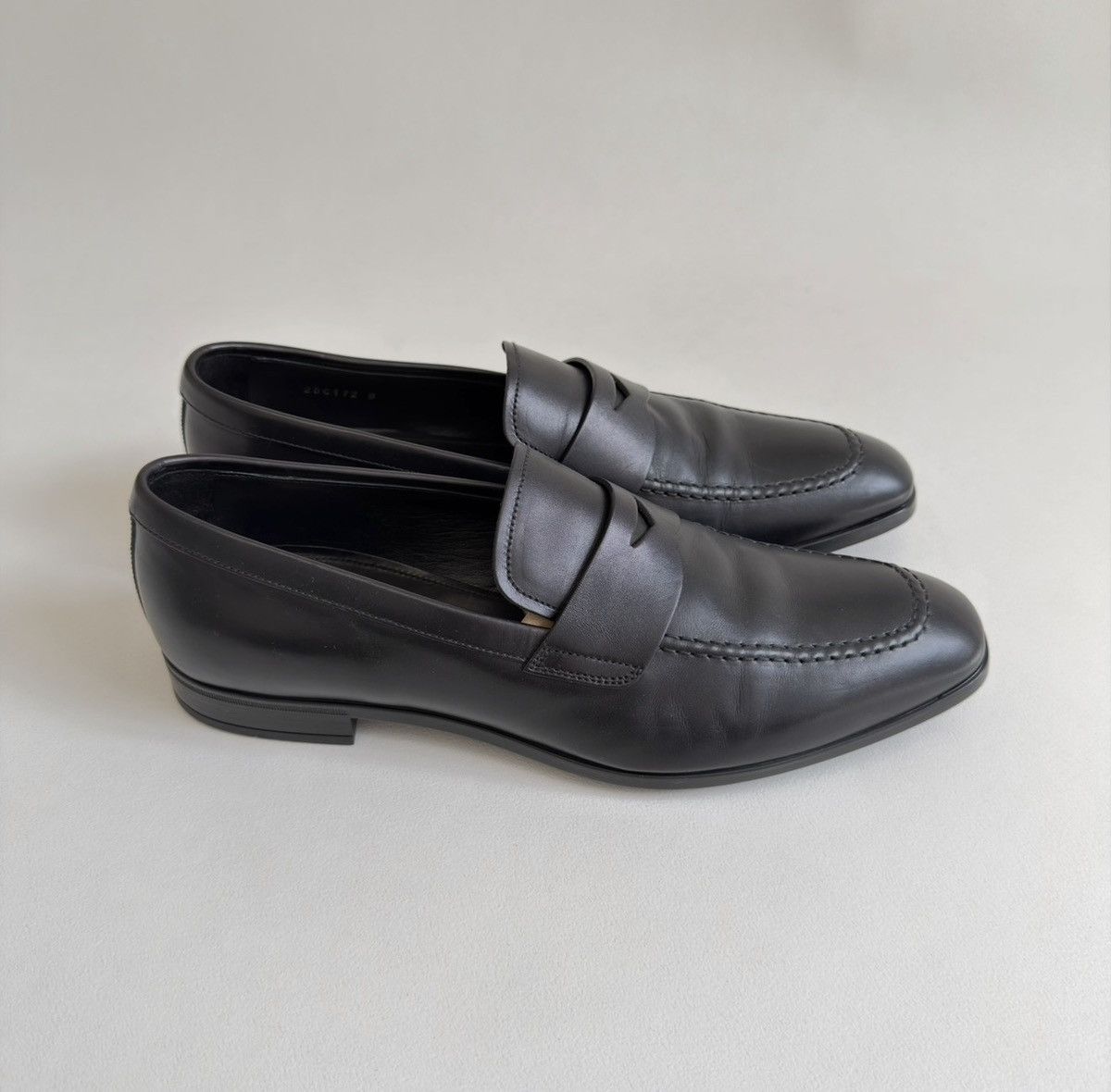 Prada Black Leather ‘Low Profile’ Loafers Size US 9 / EU 42 - 2 Thumbnail