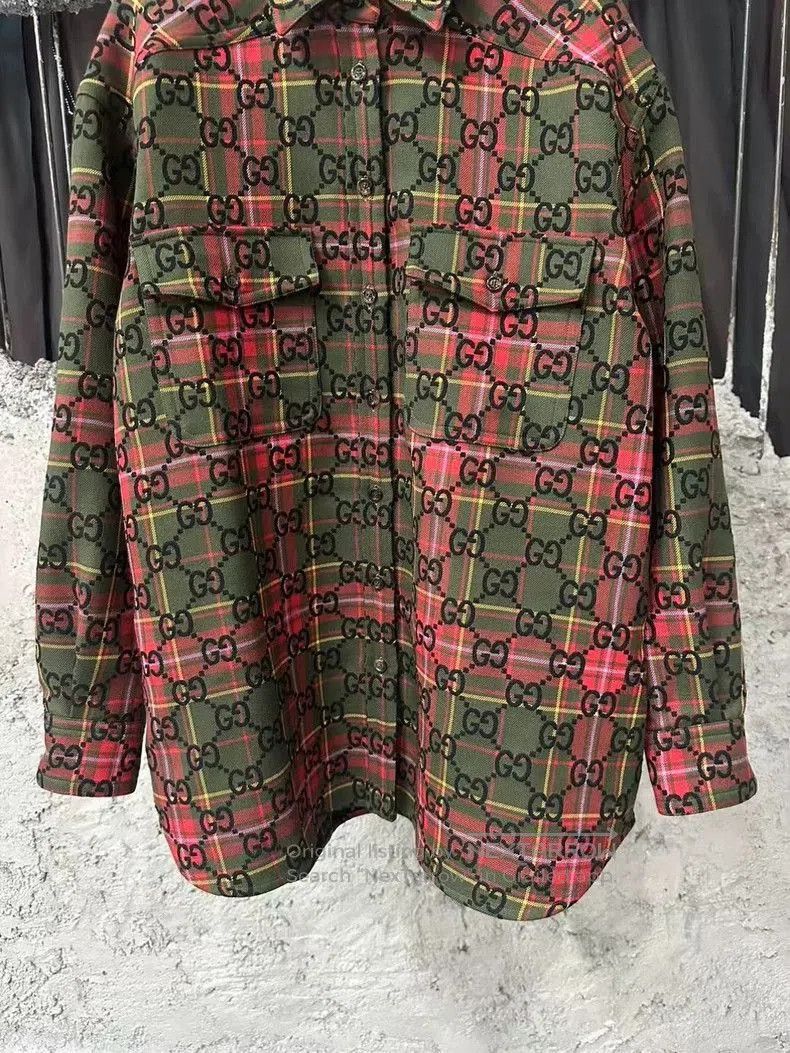 Gucci Gucci Plaid Shirt Jacket Size 42. Size US M / EU 48-50 / 2 - 5 Thumbnail