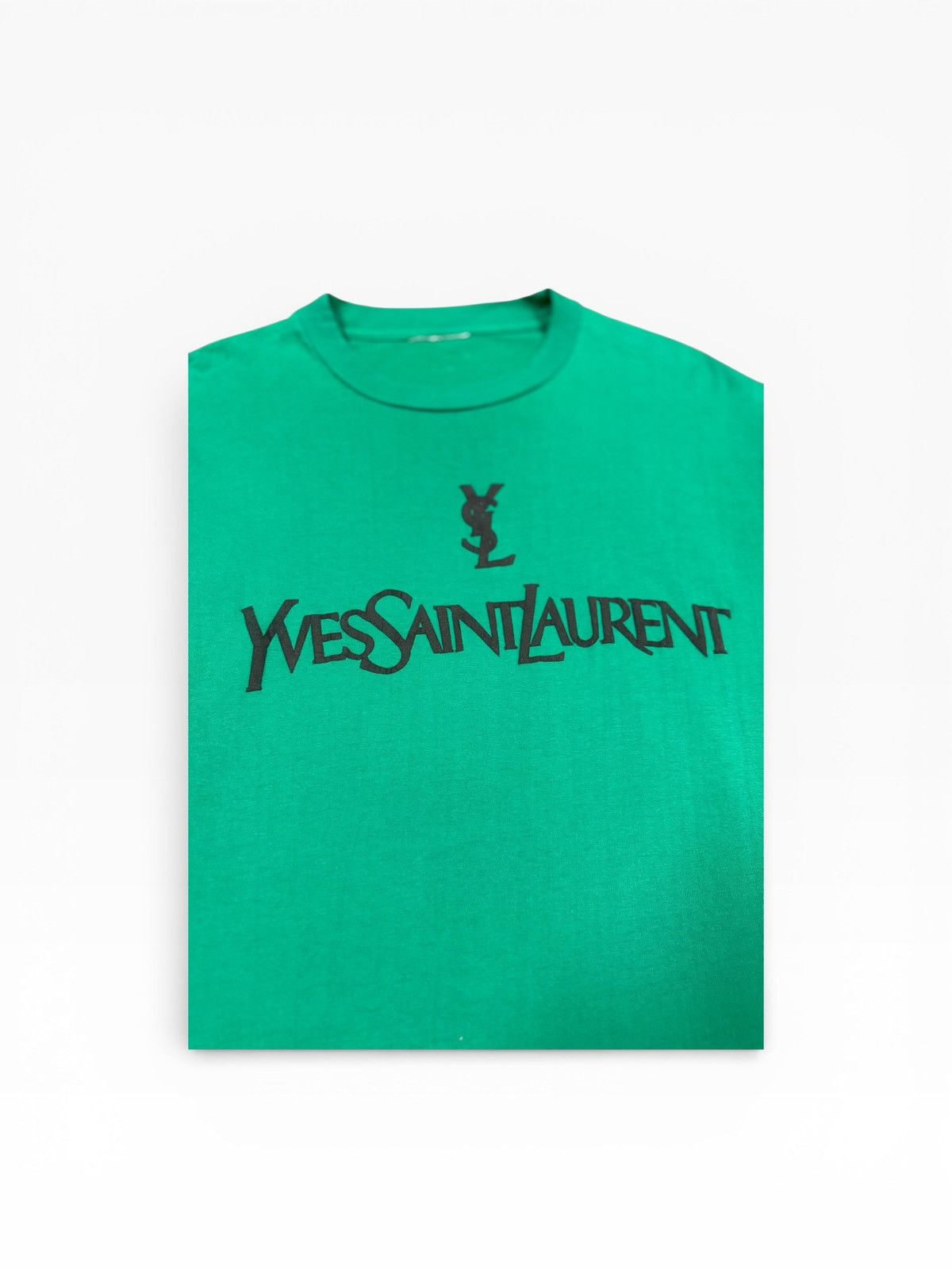 Yves Saint Laurent Vtg🔥YvesSaintLaurent Embossed Printed Spellout Logo Size US L / EU 52-54 / 3 - 9 Thumbnail