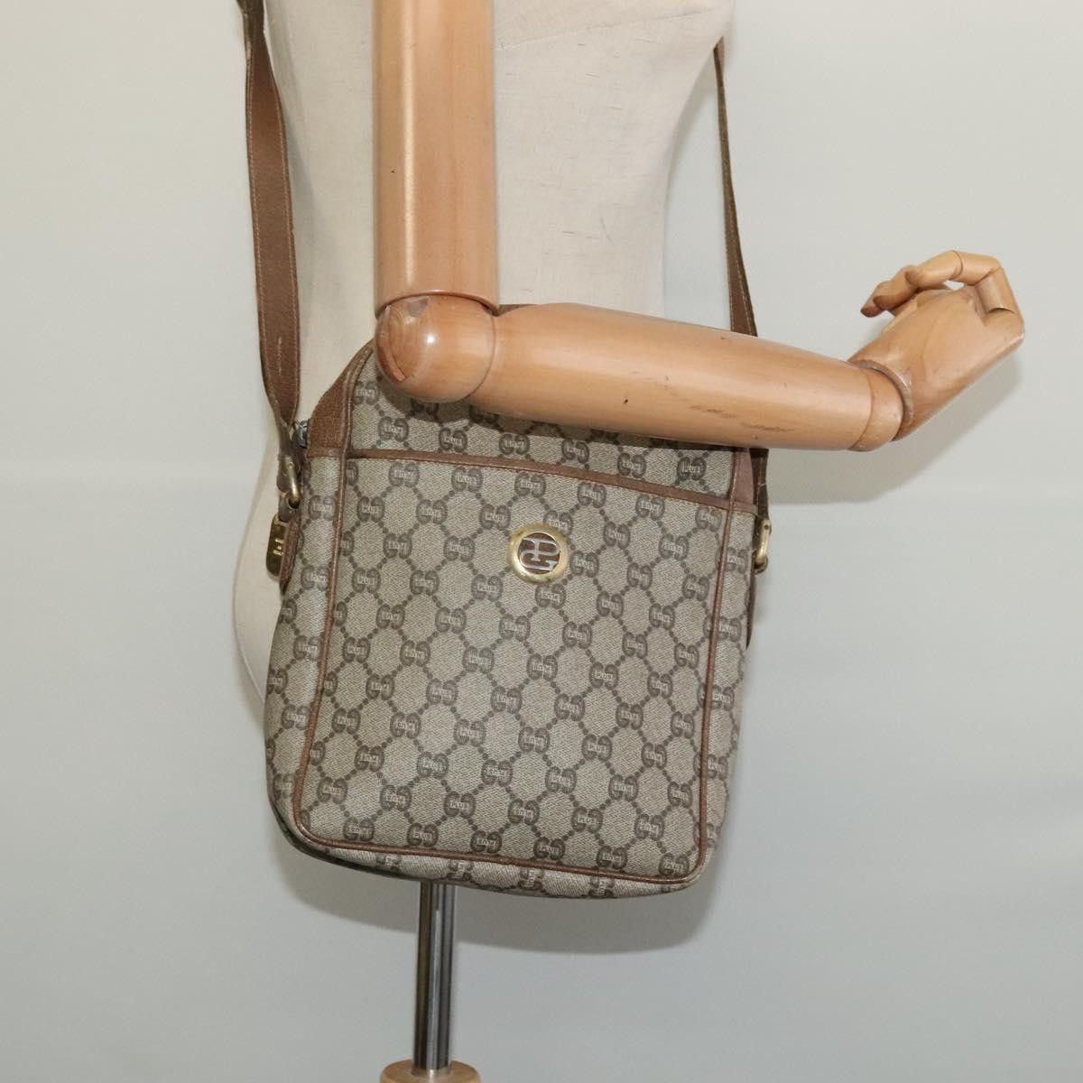 Gucci GUCCI GG Plus Supreme Shoulder Bag Pvc Beige Gold Size ONE SIZE - 21 Thumbnail