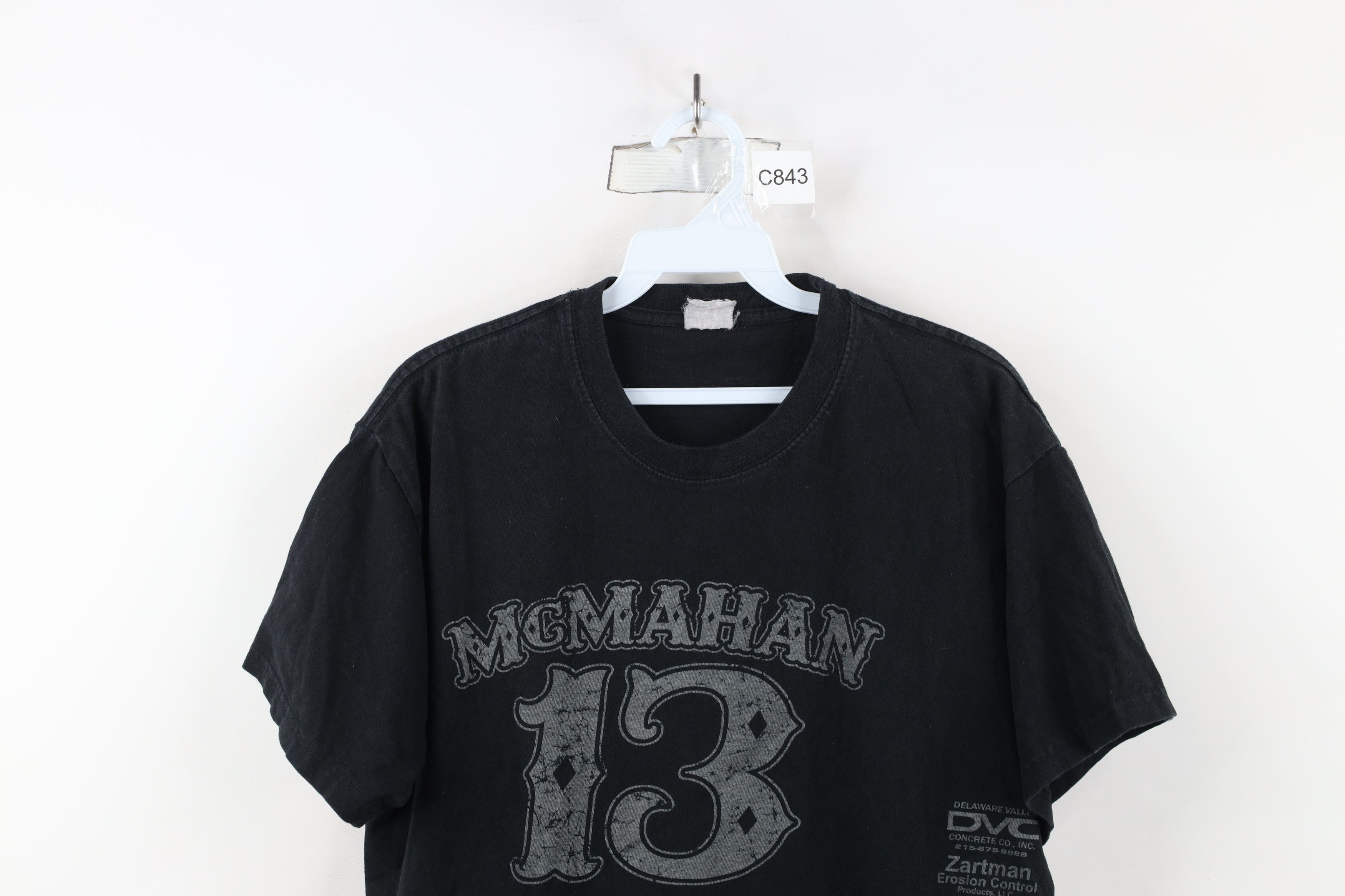 Vintage Vintage Y2K Streetwear Paul McMahan Racing T-Shirt Black Size US M / EU 48-50 / 2 - 2 Thumbnail