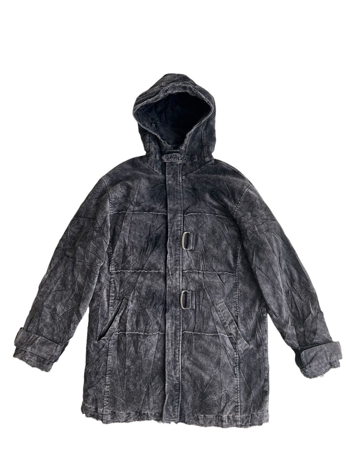 If Six Was Nine 1990s In The Attic 🇯🇵 Velour Patchwork Velco Strap Hoodie Size US L / EU 52-54 / 3 - 2 Thumbnail