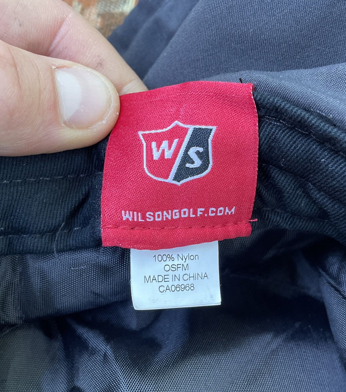 Wilson Wilson Staff Rain Bucket/Rain Hat/ Rain Hat Black Size ONE SIZE - 10 Thumbnail
