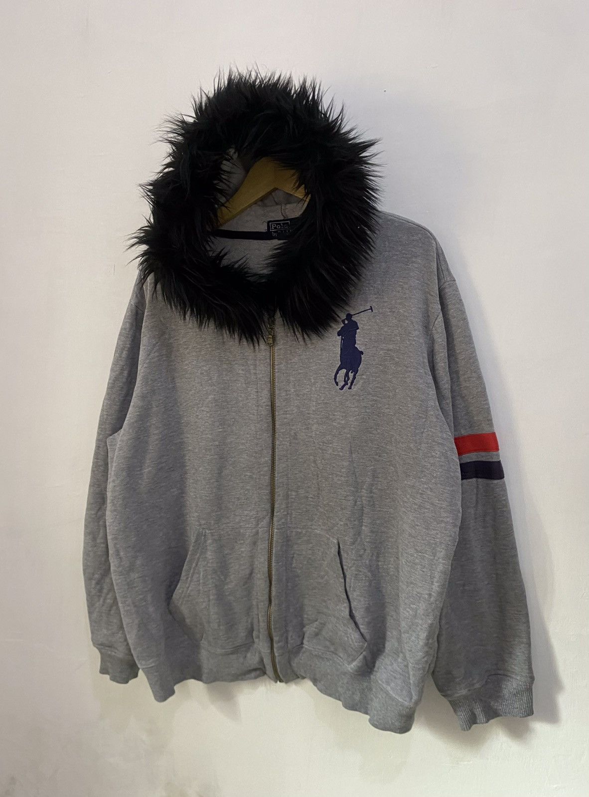 Polo Ralph Lauren Polo Ralph Lauren Fur Zipper Hoodie LGB Style Size US XL / EU 56 / 4 - 3 Thumbnail