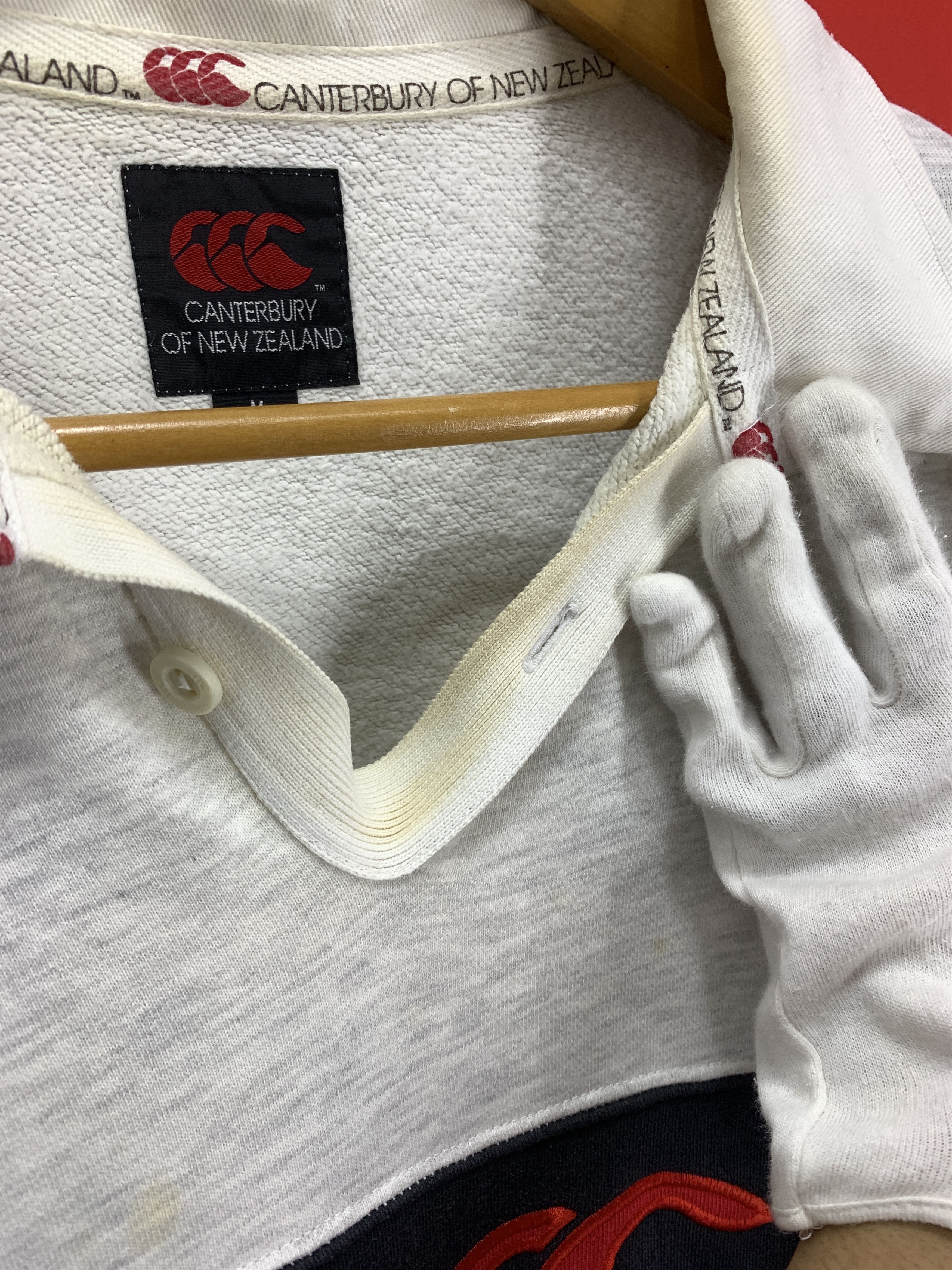 Canterbury of New Zealand CANTERBURY OF NEW ZEALAND Rugby Polo Sweatshirt #2210/21 Size US M / EU 48-50 / 2 - 4 Thumbnail