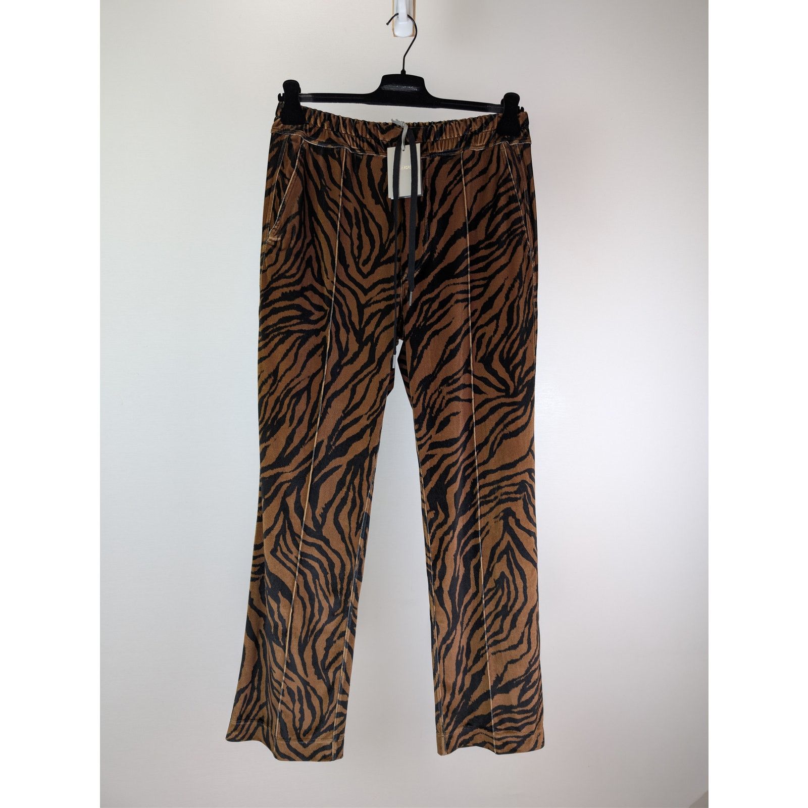Tom Ford o1rshd1 Cut and Sewn Knit Trousers Pant in Brown / Black Size US 38 / EU 54 - 2 Thumbnail
