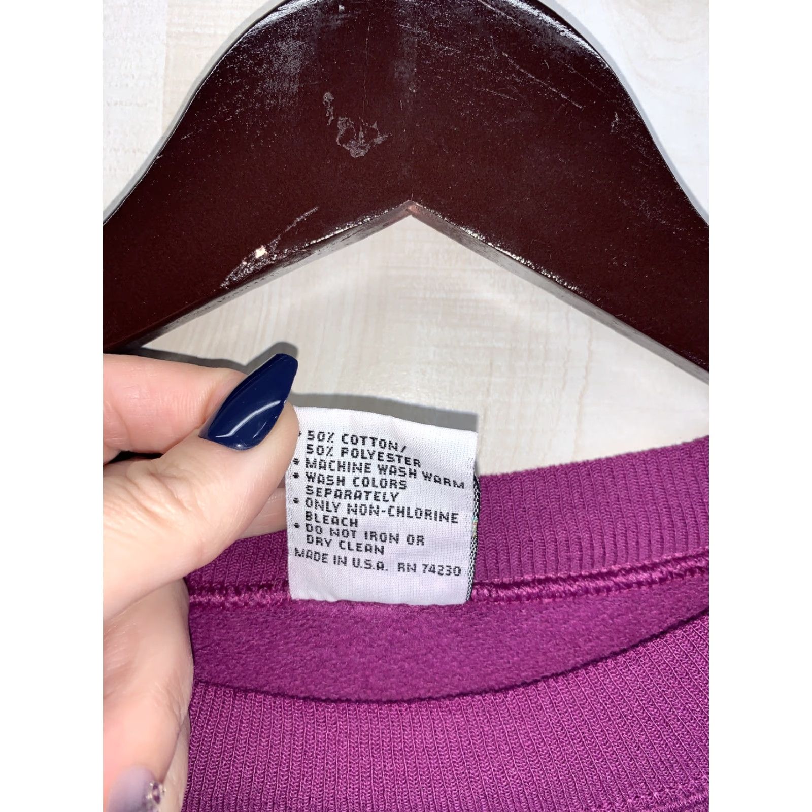 Vintage VINTAGE Gopher Sport Womens Purple Heart Graphic Sweatshirt Womens MP-8651 Size M / US 6-8 / IT 42-44 - 5 Thumbnail