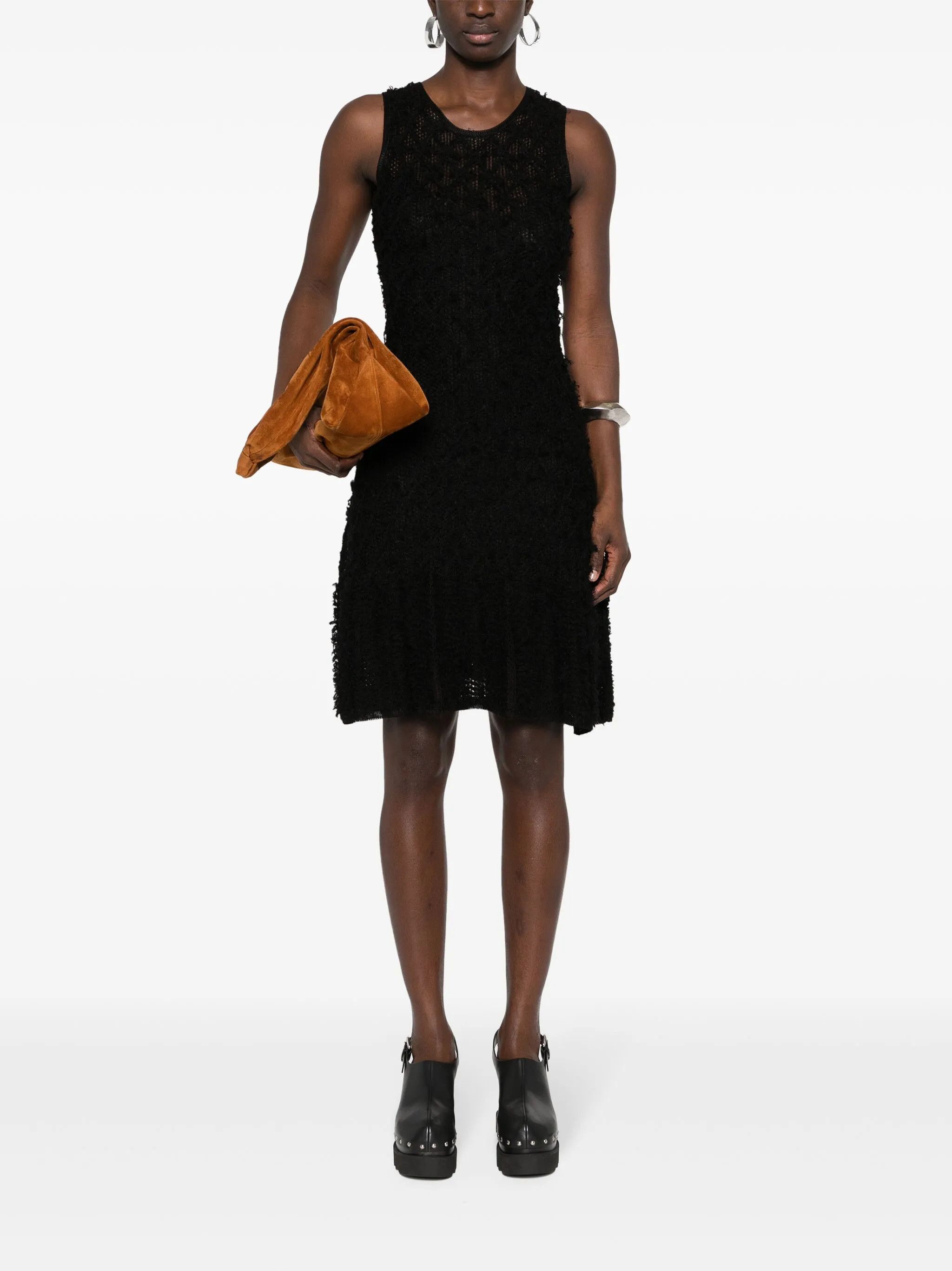 Chloe o1y0825 Mini Dress in Black Size M / US 6-8 / IT 42-44 - 5 Thumbnail