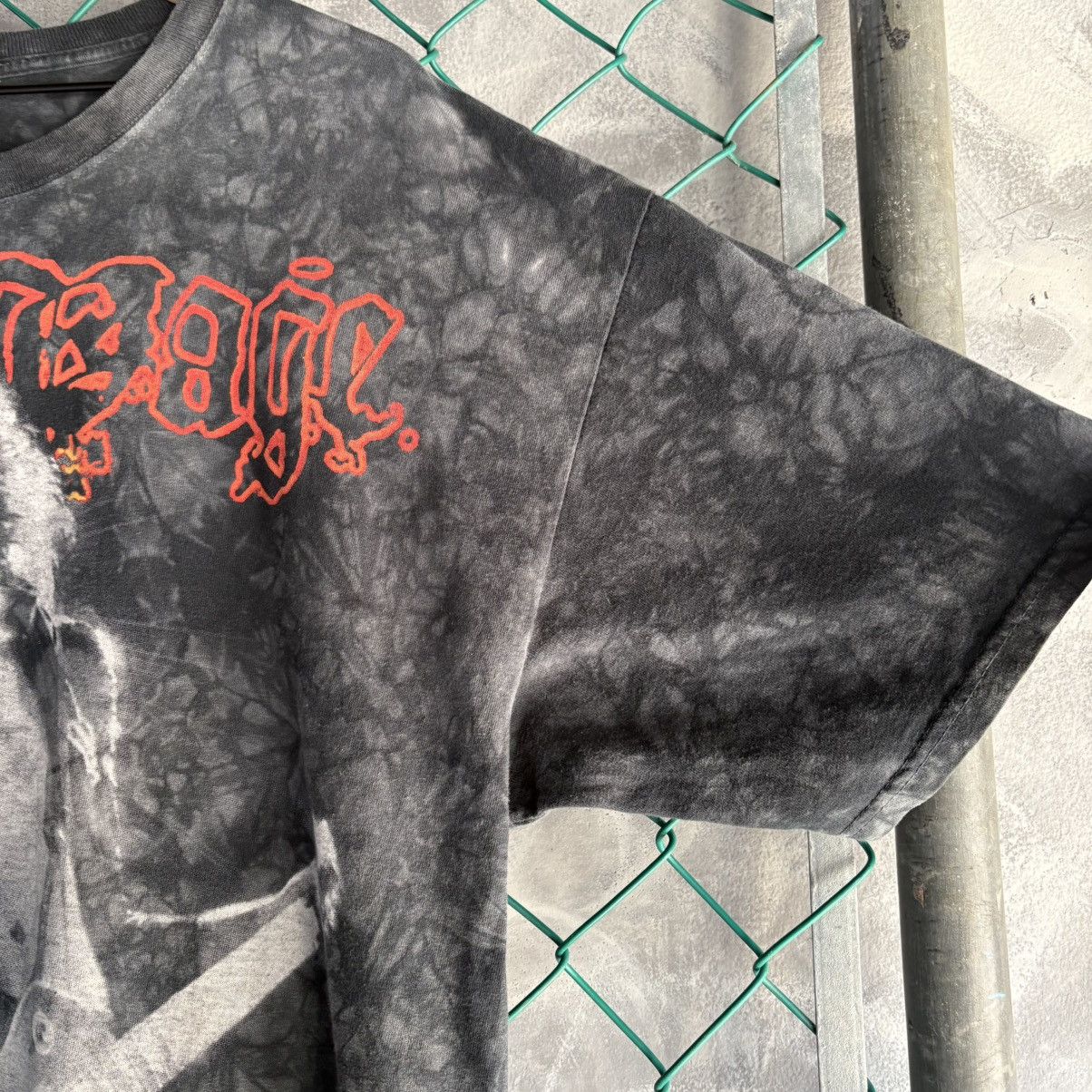 Liquid Blue Vintage Liquid Blue Jimmy Page T-Shirt XL Black Tie Dye 90s Size US XL / EU 56 / 4 - 4 Thumbnail
