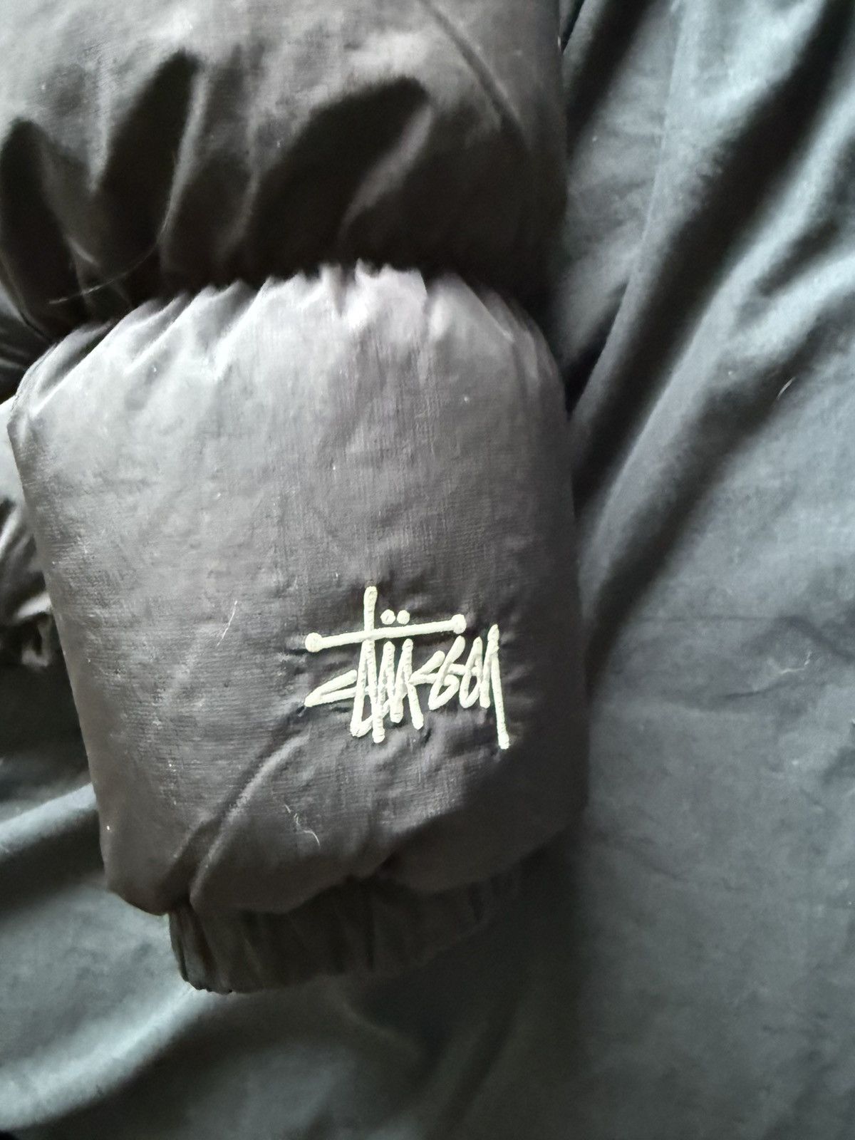 Stussy Black stussy ripstop down puffer Size US L / EU 52-54 / 3 - 4 Thumbnail