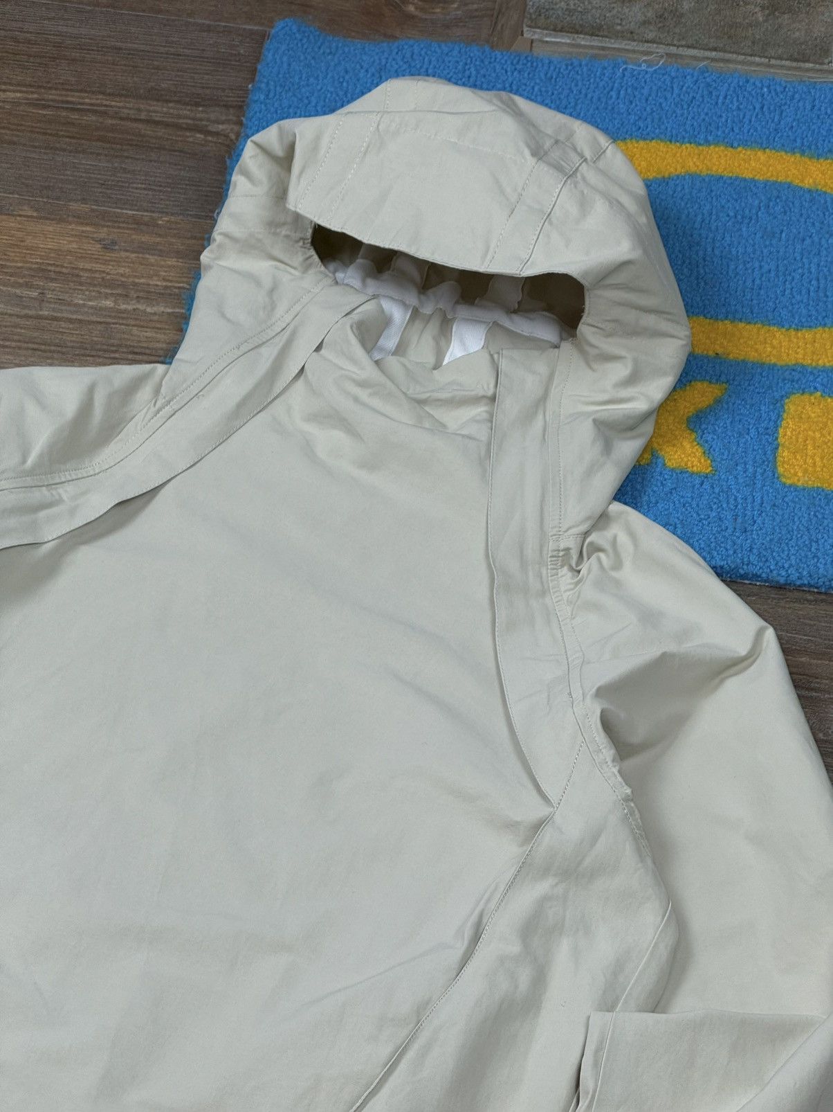 Arnar Mar Jonsson Arnar Mar Jansson Beige Zipped Anorak Jacket Size US XL / EU 56 / 4 - 4 Thumbnail