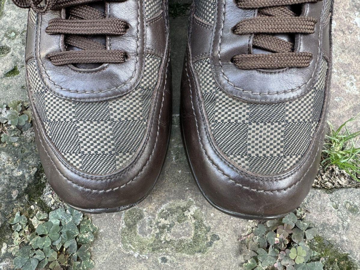 Louis Vuitton 🔥Louis Vuitton🔥(GO-0046)Damier Sneakers Canvas Leather/Suede Size US 9.5 / EU 42-43 - 7 Thumbnail